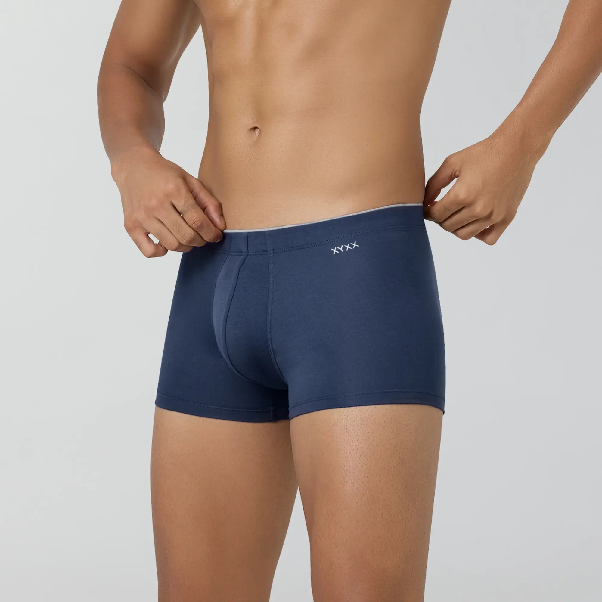 Super Combed Cotton-Modal Trunks - Estate Blue - Image 6