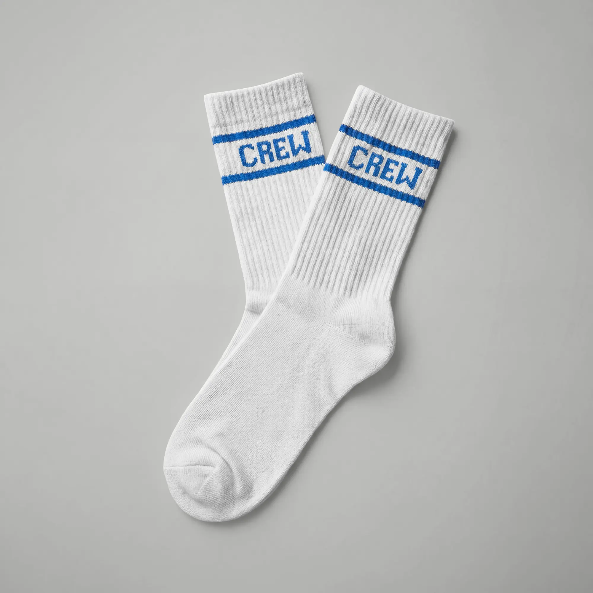 Crew Calf Length Socks - Victory White - Image 3
