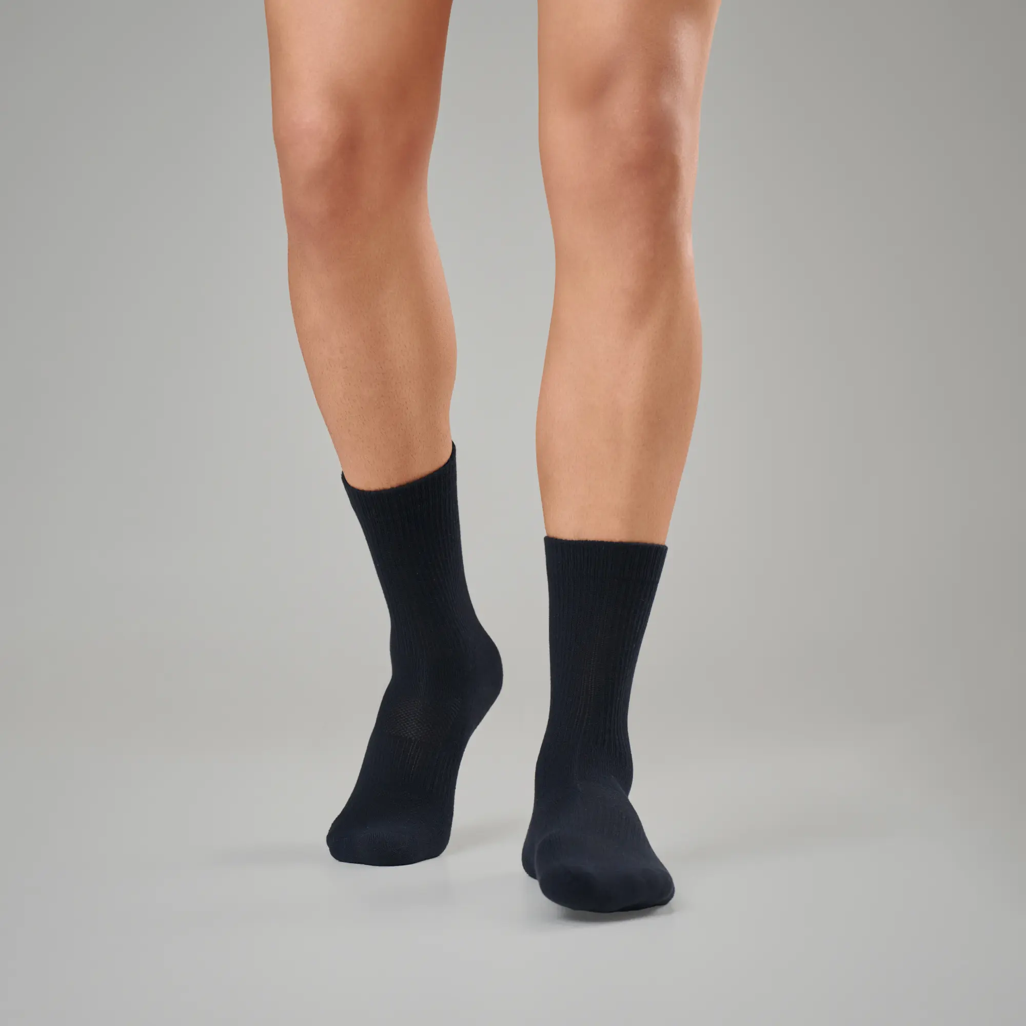 Crew-Length Socks - Pitch Black - Image 5