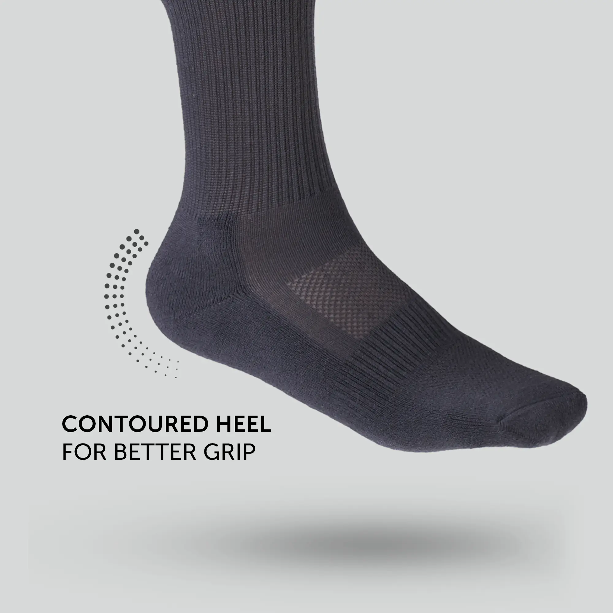Crew-Length Socks - Graphite Grey - Image 4