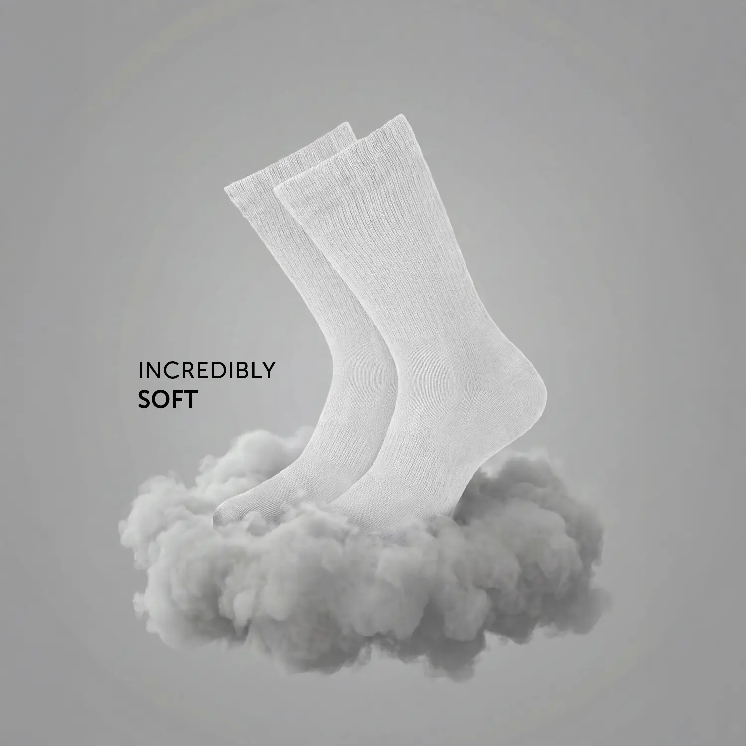 Crew-Length Socks - Polar White - Image 6