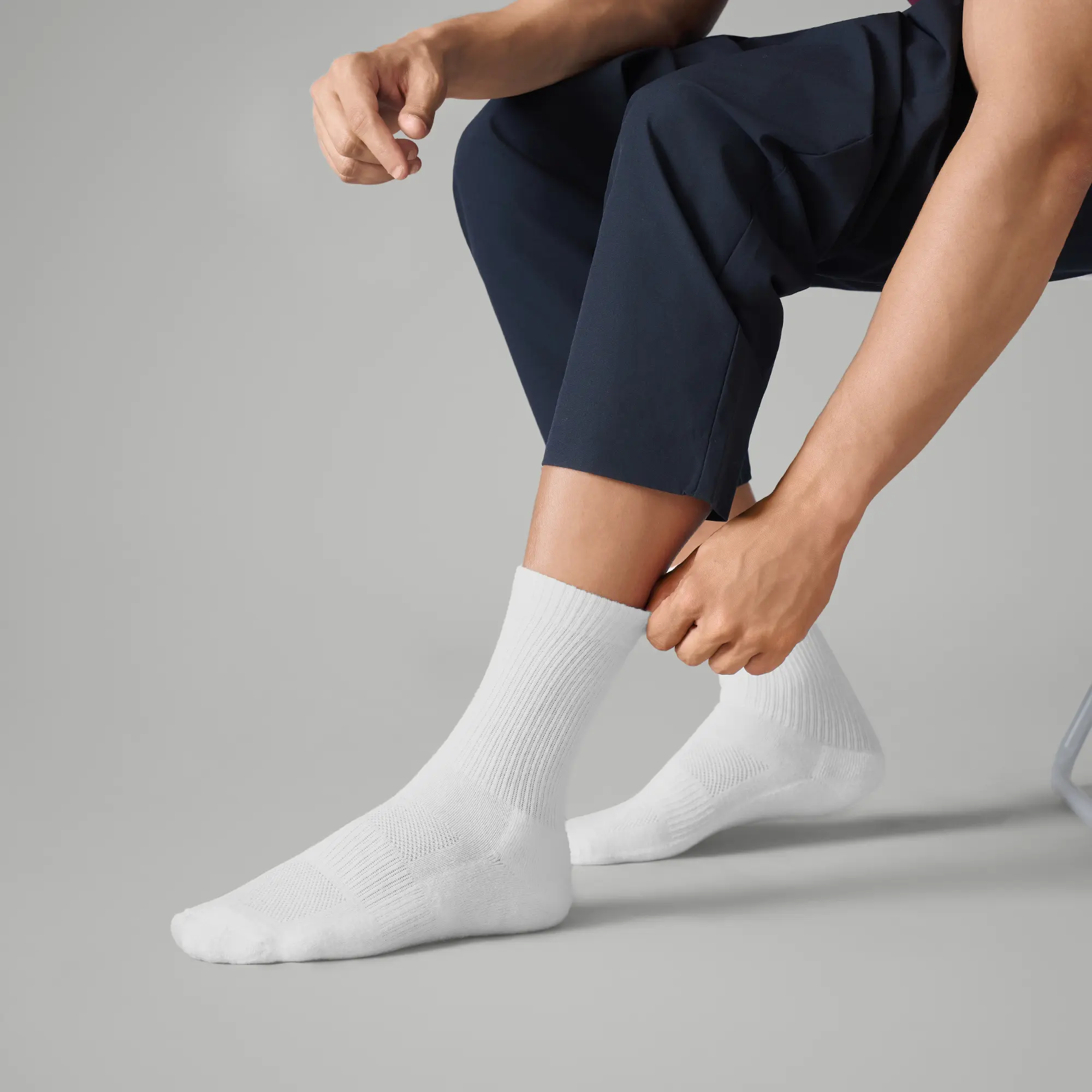 Crew-Length Socks - Polar White (Pack of 3) - Image 2