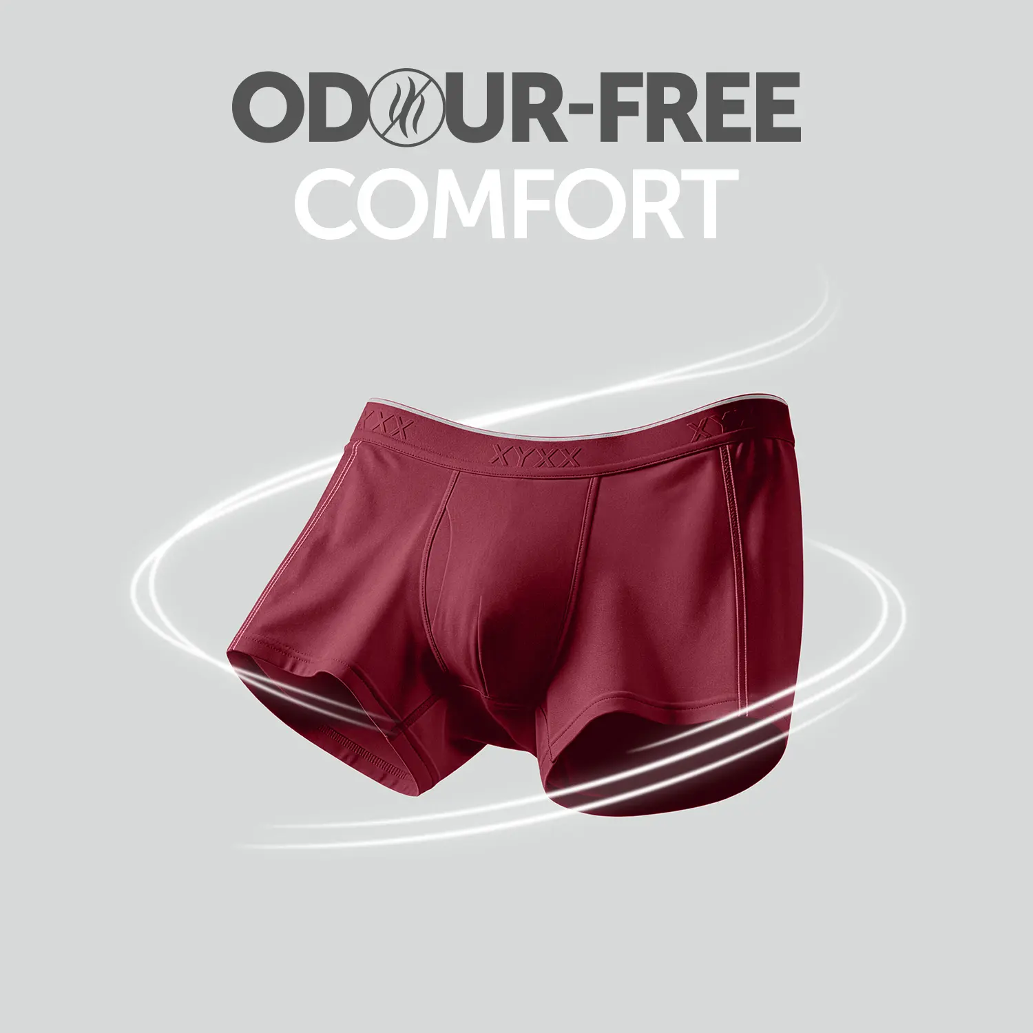 Crux Cotton Stretch Trunks Bold Burgundy - Image 2