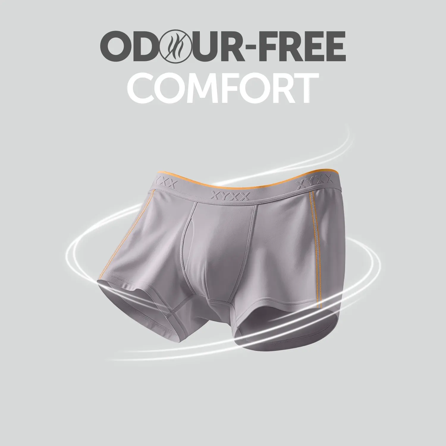 Crux Cotton Stretch Trunks Cloud Grey - Image 2