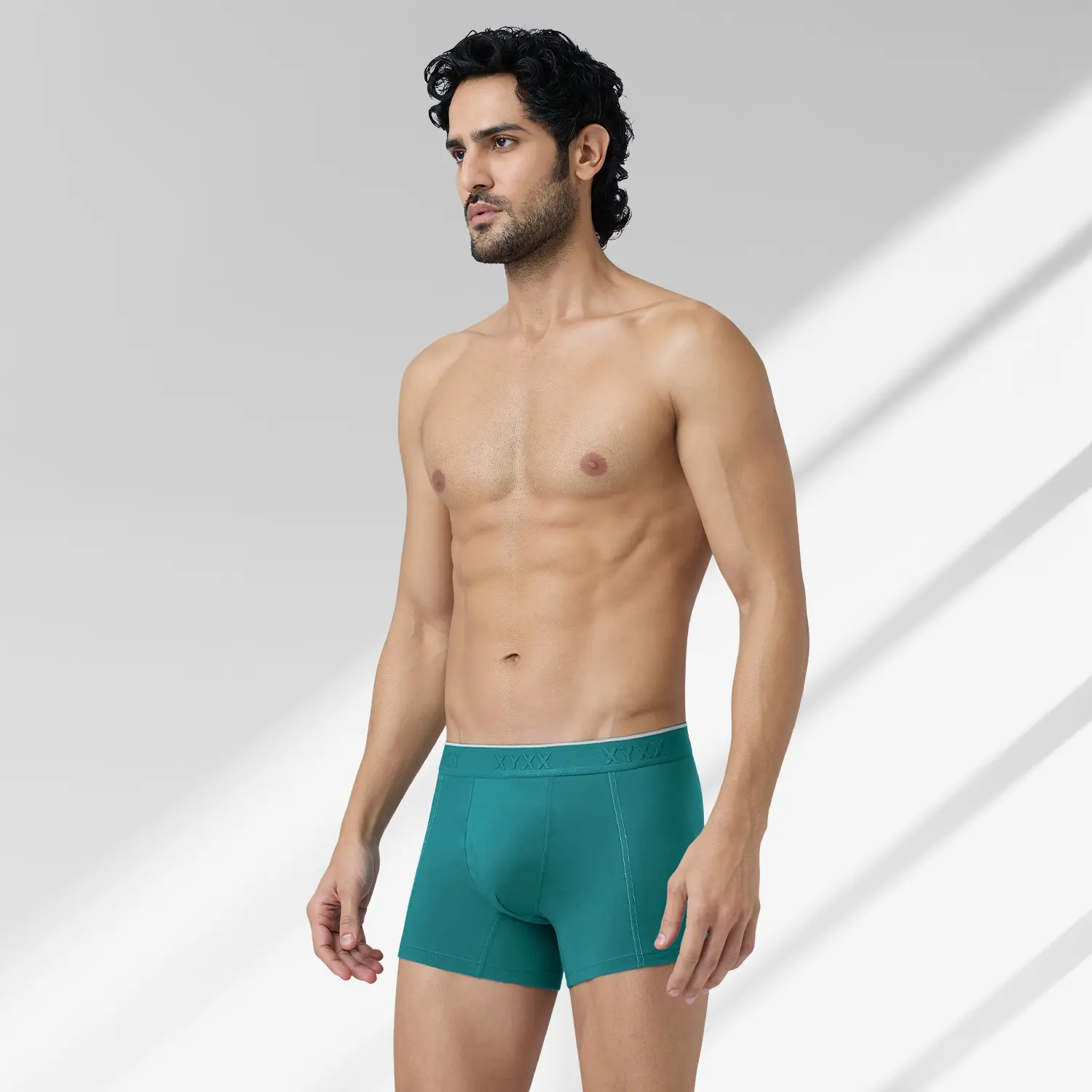 Crux Cotton Stretch Trunks Emerald Green - Image 3