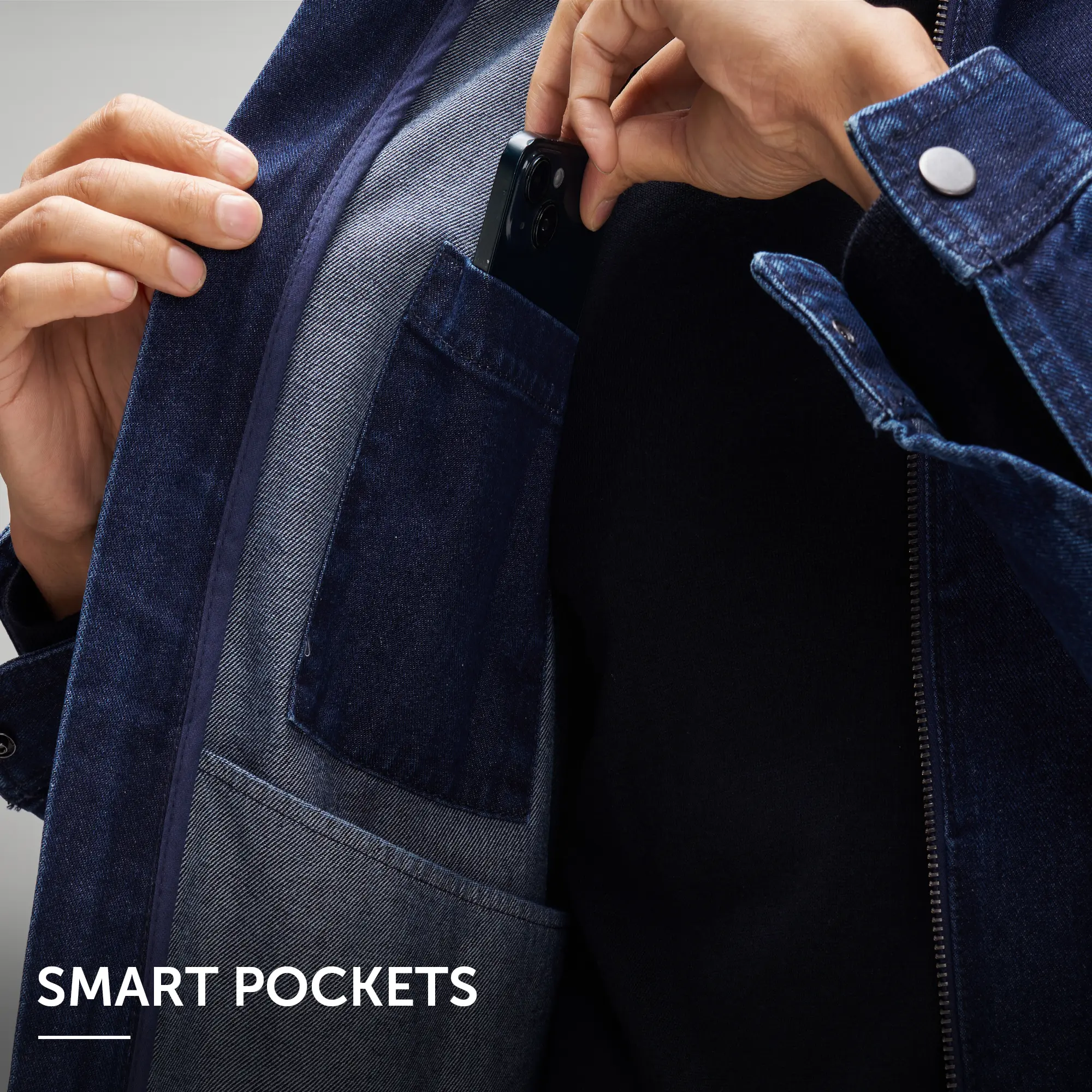 Denim Jacket - Midnight Blue - Image 5