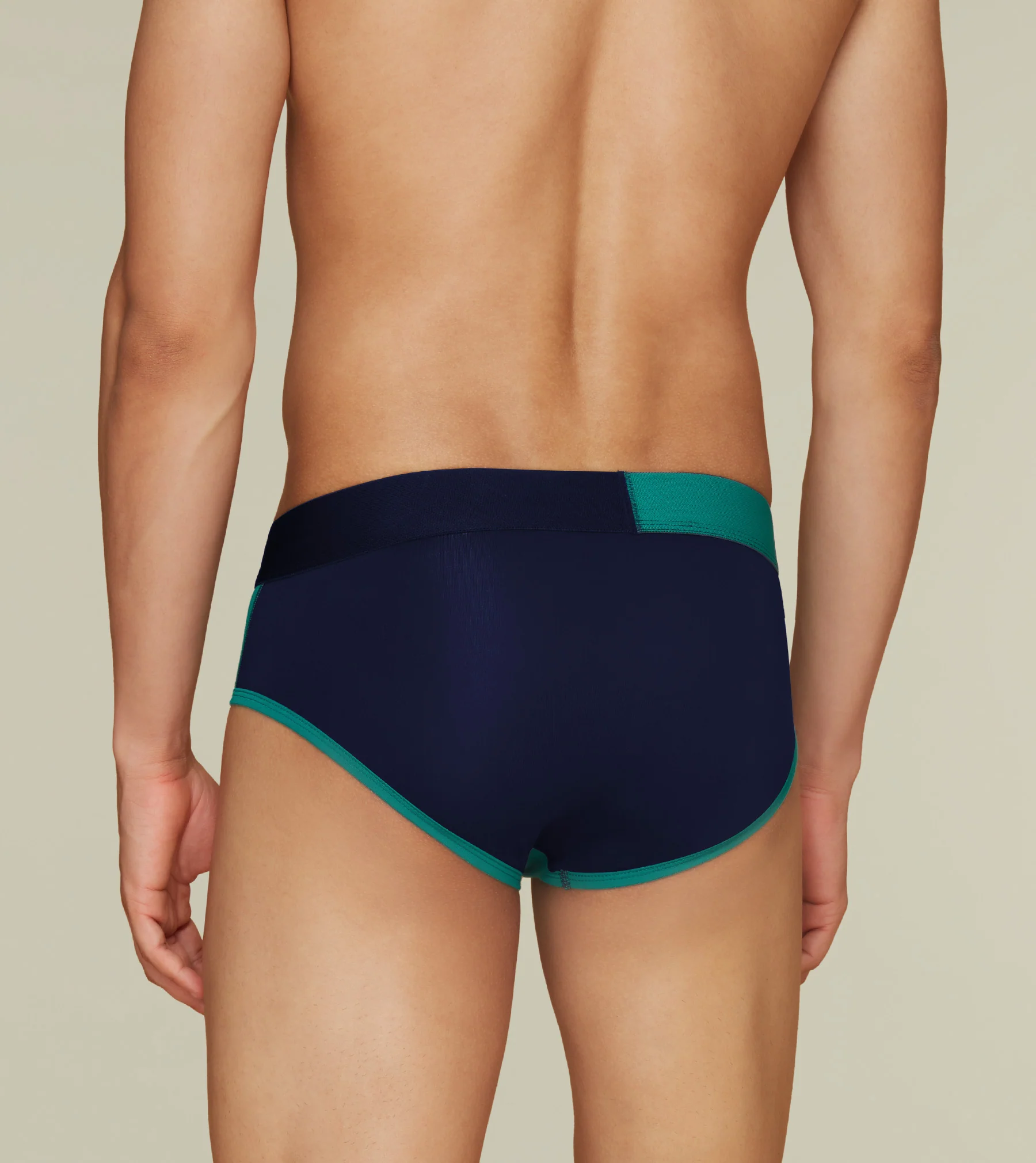 Dualist Modal Briefs Pack of 2 (Aqua Blue, Lime Yellow) - Image 3