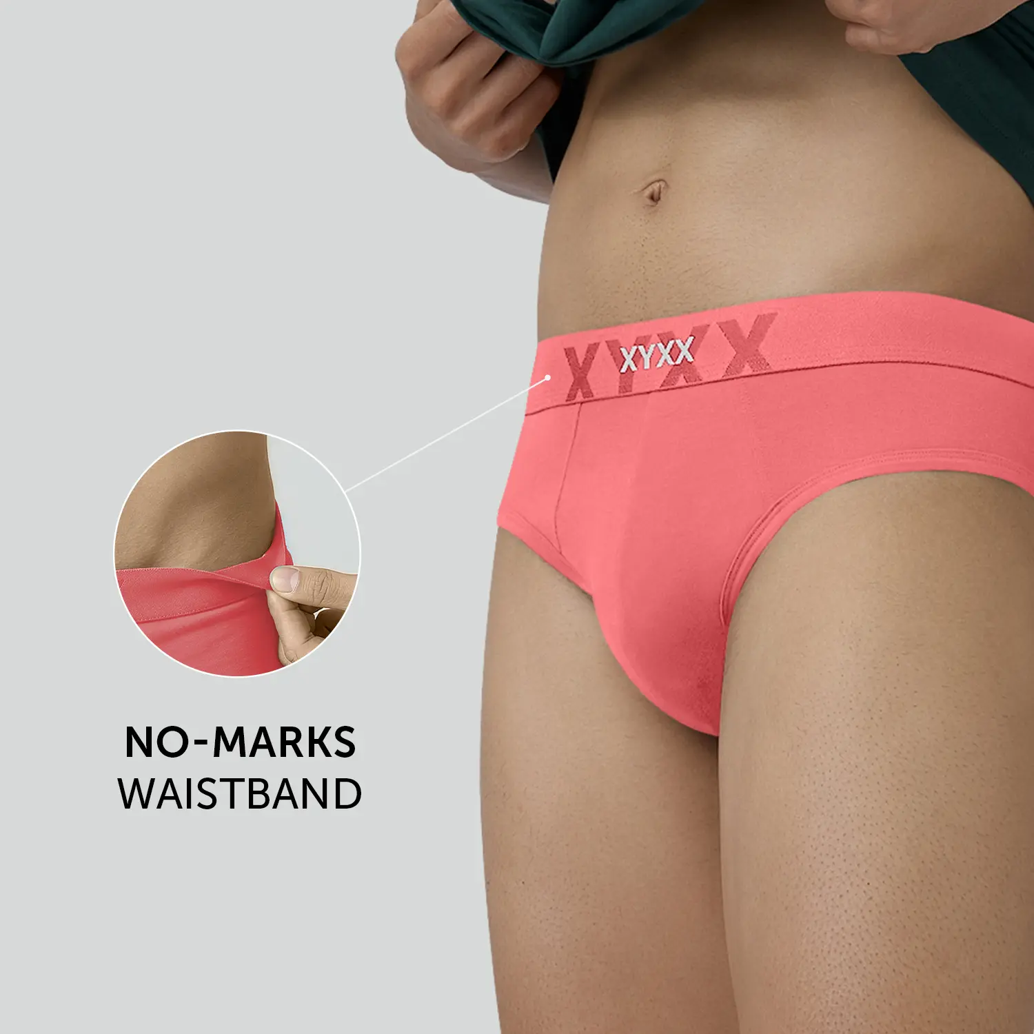 Element Cotton Stretch Briefs Pink Punch - Image 3
