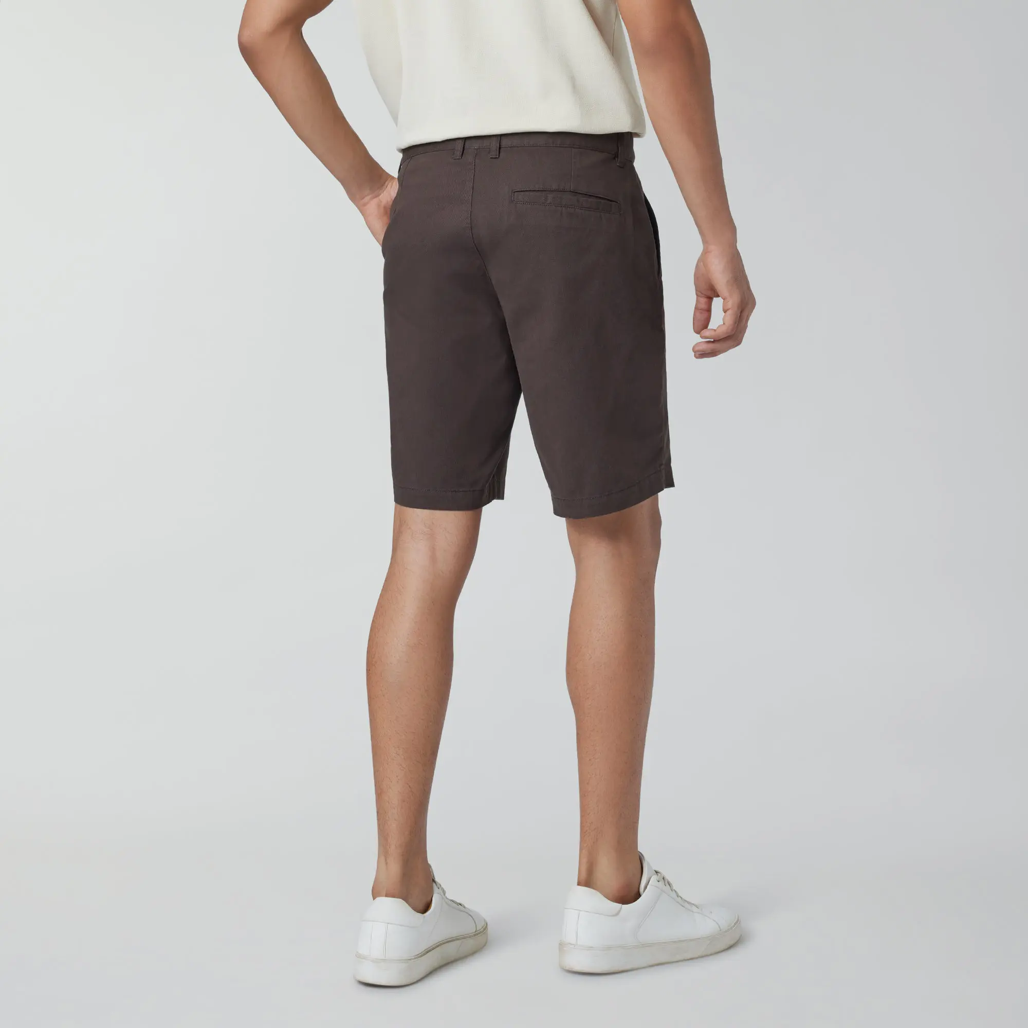 Element Cotton Chinos Shorts For Men Malt Brown - Image 5