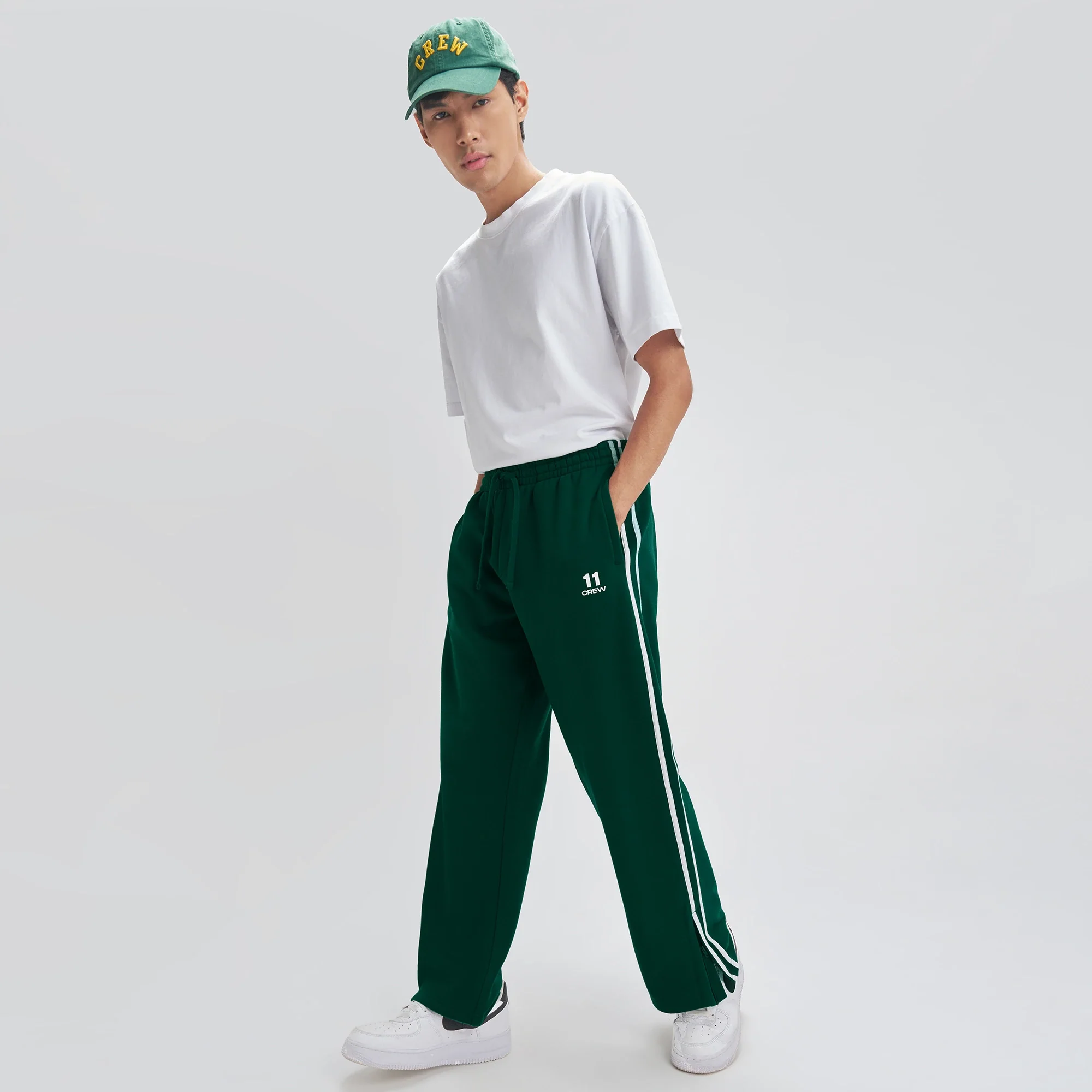 Crew Everyday Relaxed Fit Trackpants - Ivy Green - Image 3