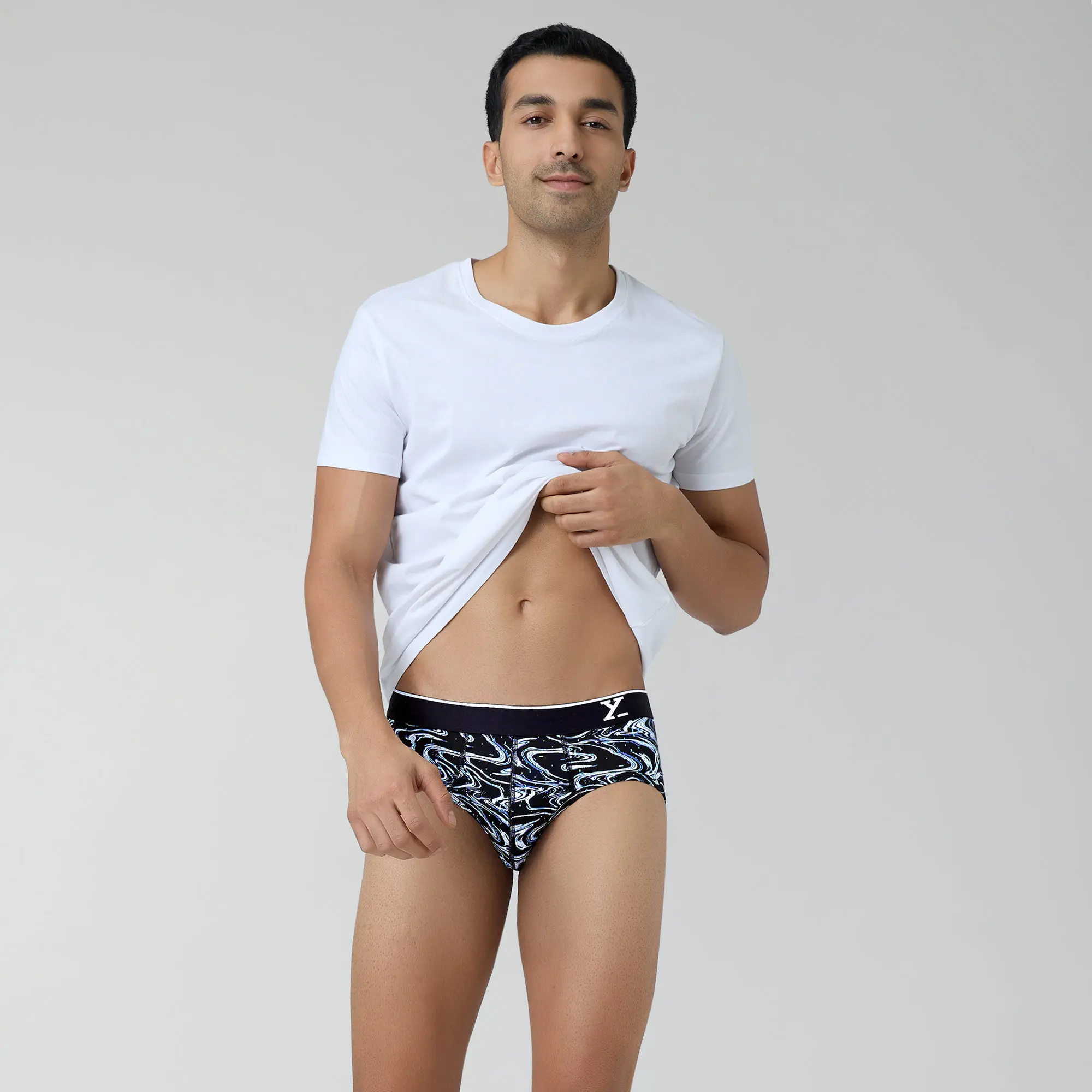 Flux Modal Briefs Black Marble - Image 3
