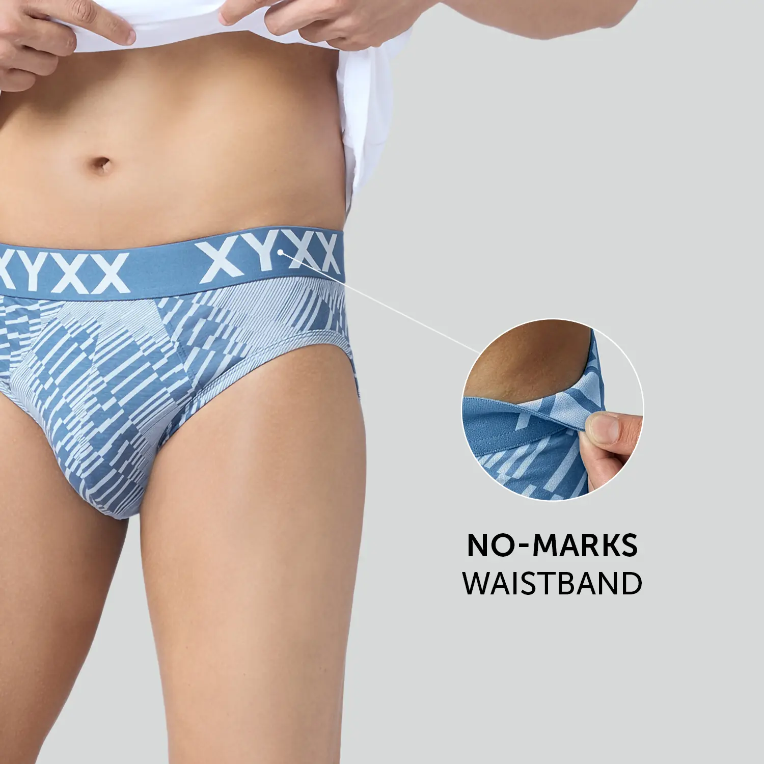Matrix Cotton-Modal Briefs Cascade Blue - Image 5