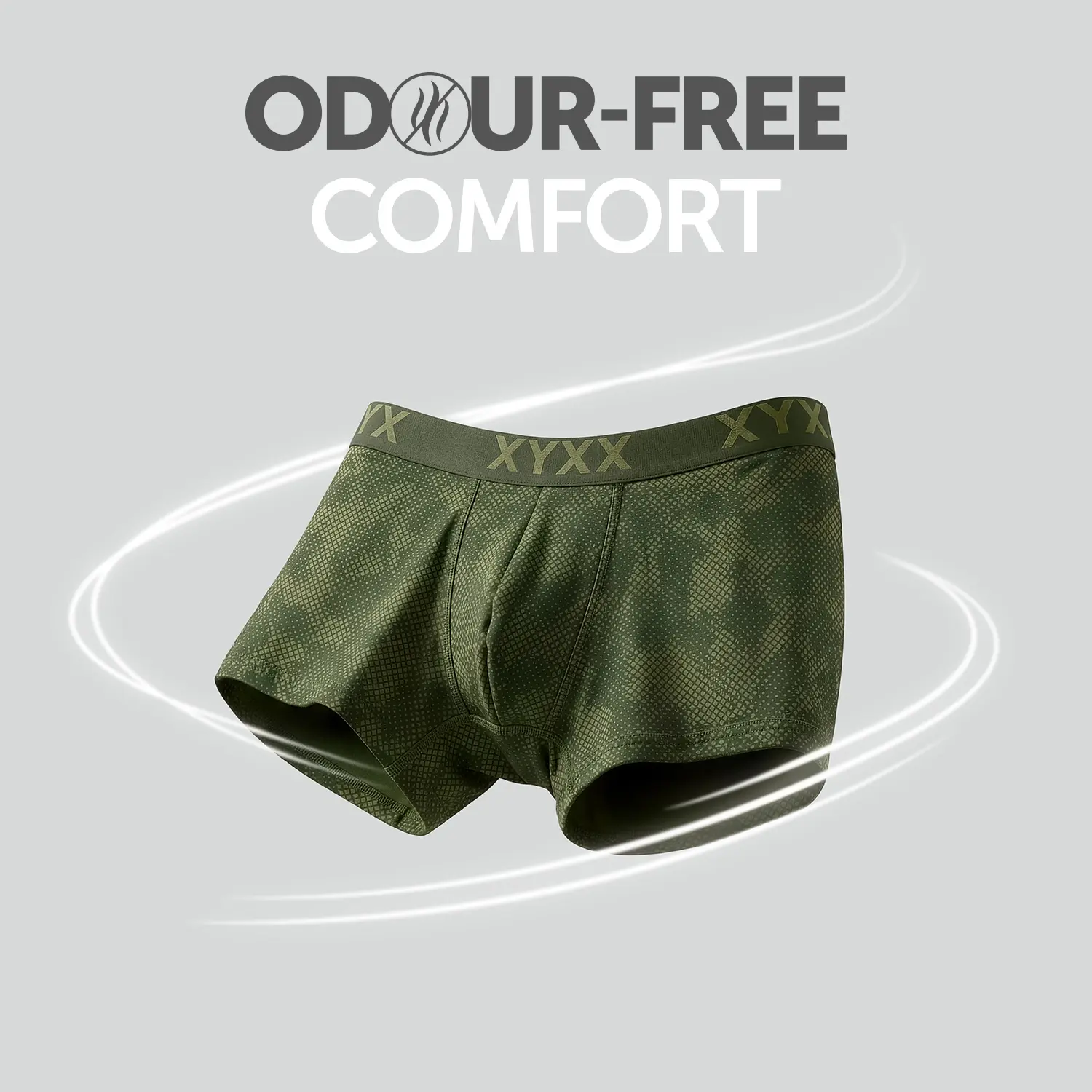 Matrix Cotton-Modal Trunks Olive Drift - Image 4