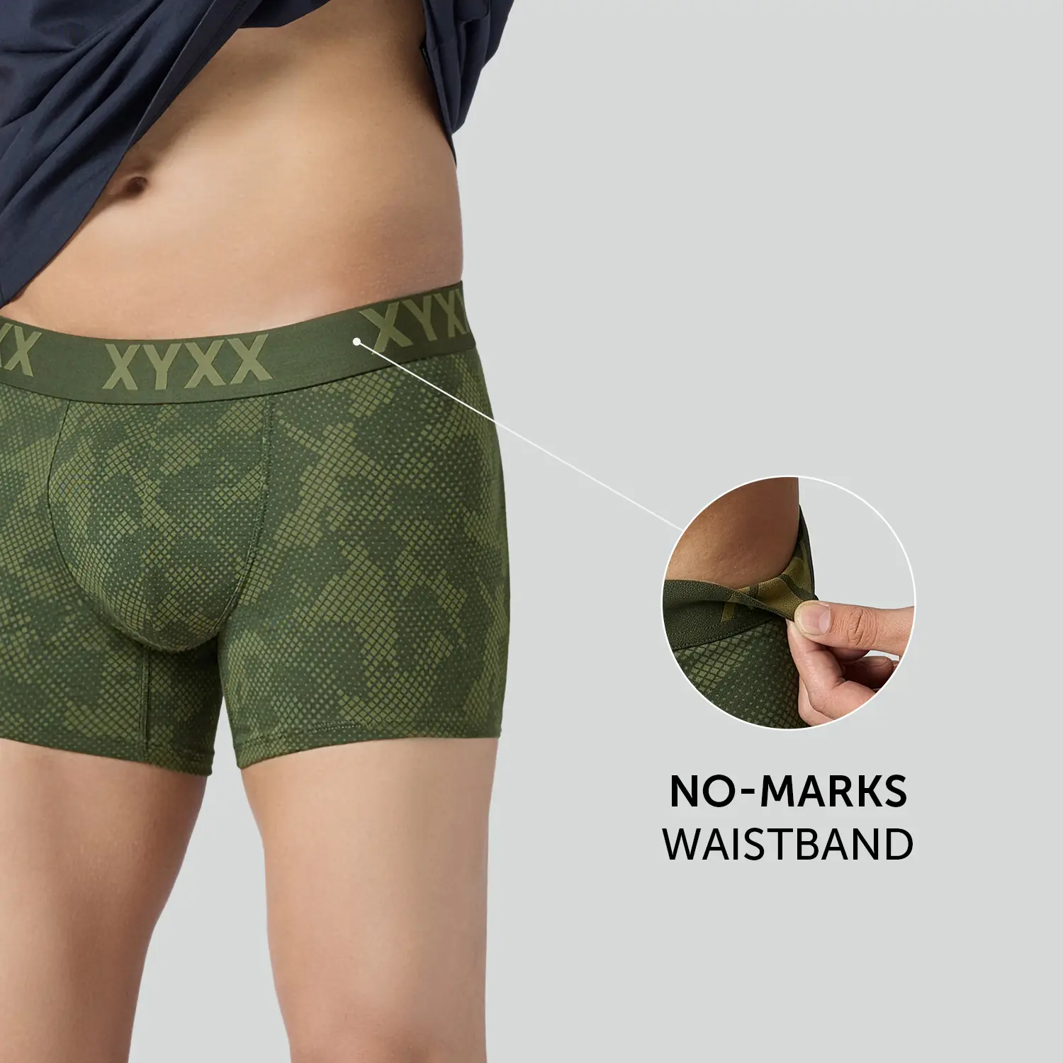 Matrix Cotton-Modal Trunks Olive Drift - Image 5