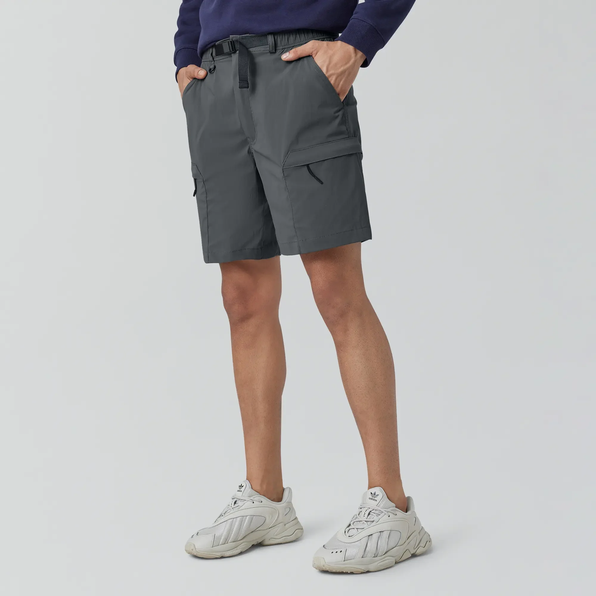 Moveo Cargo Shorts Anchor Grey - Image 3