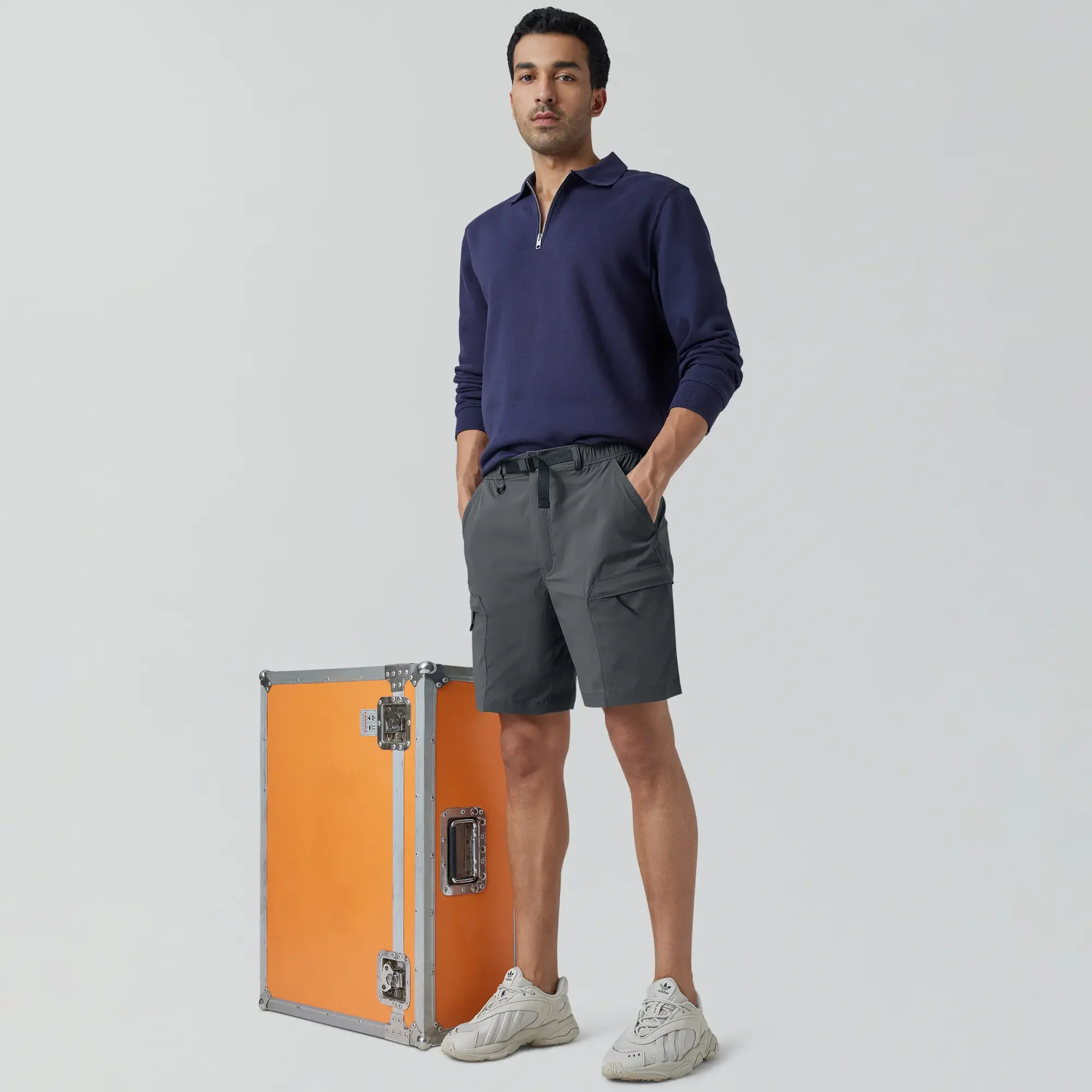 Moveo Cargo Shorts Anchor Grey - Image 5