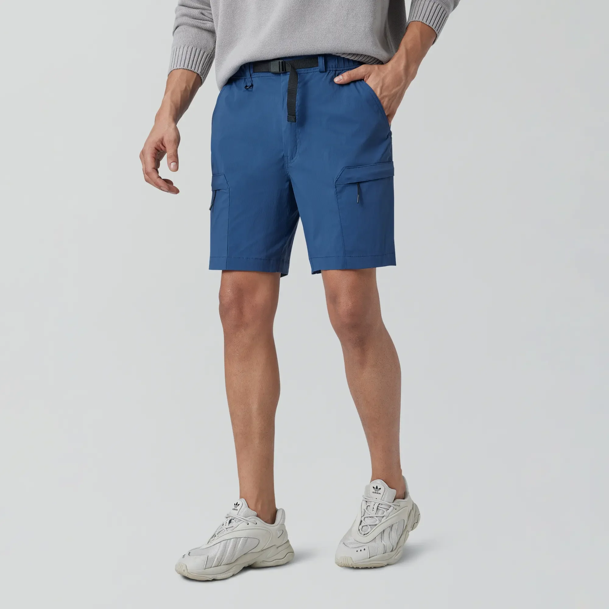 Moveo Cargo Shorts Yale Blue - Image 3