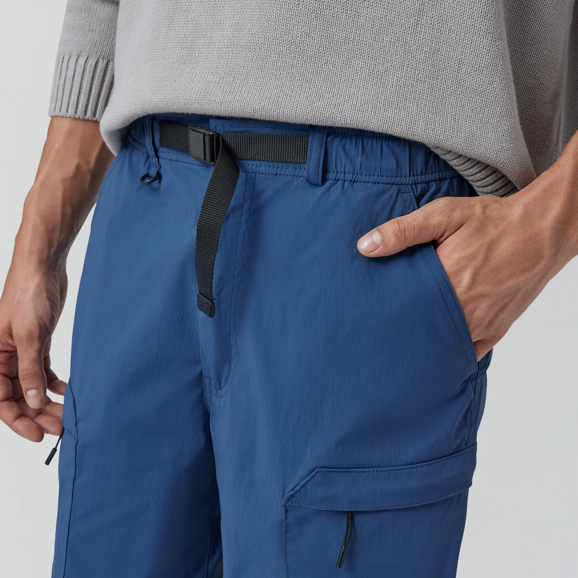 Moveo Cargo Shorts Yale Blue - Image 6