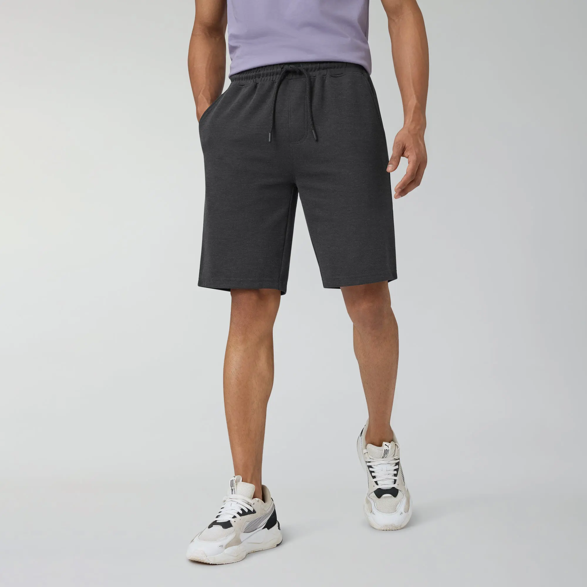 Nova Cotton Rich Shorts Graphite Grey - Image 4