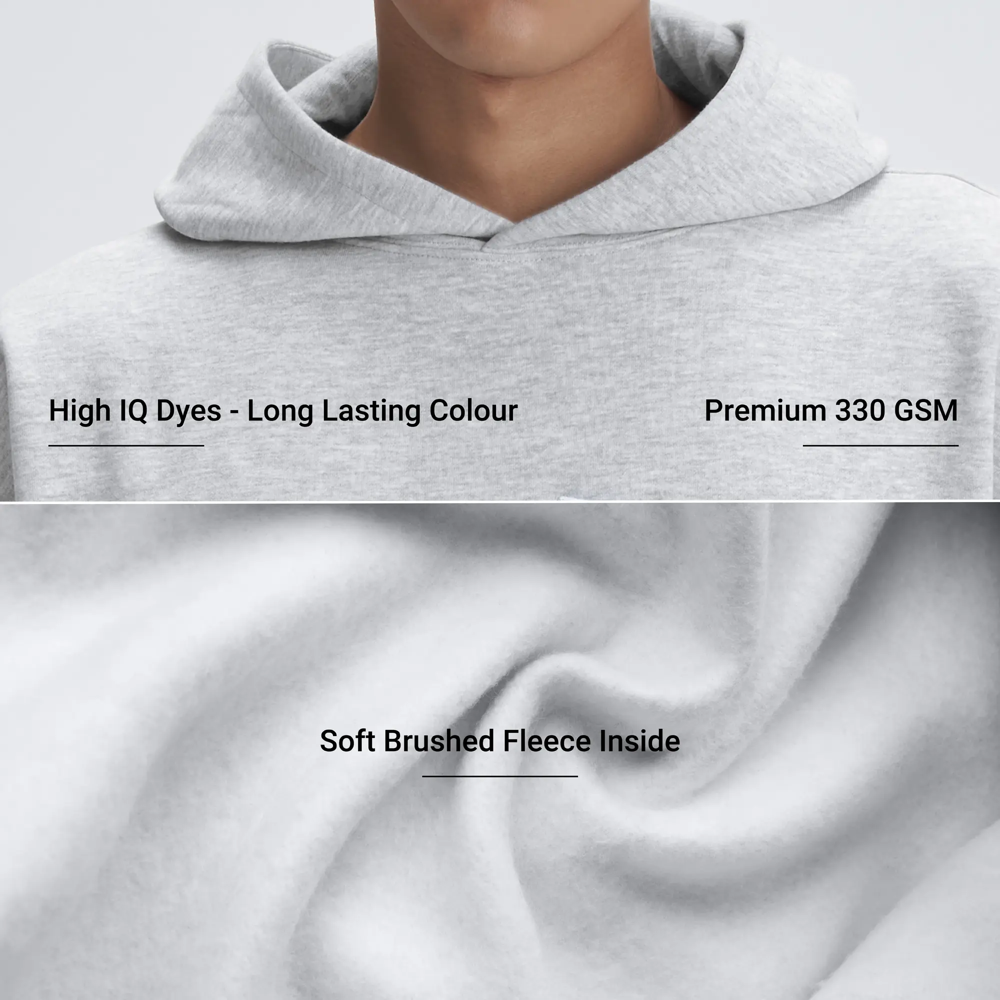Crew Oversized Hoodie - Concrete Grey - Image 2