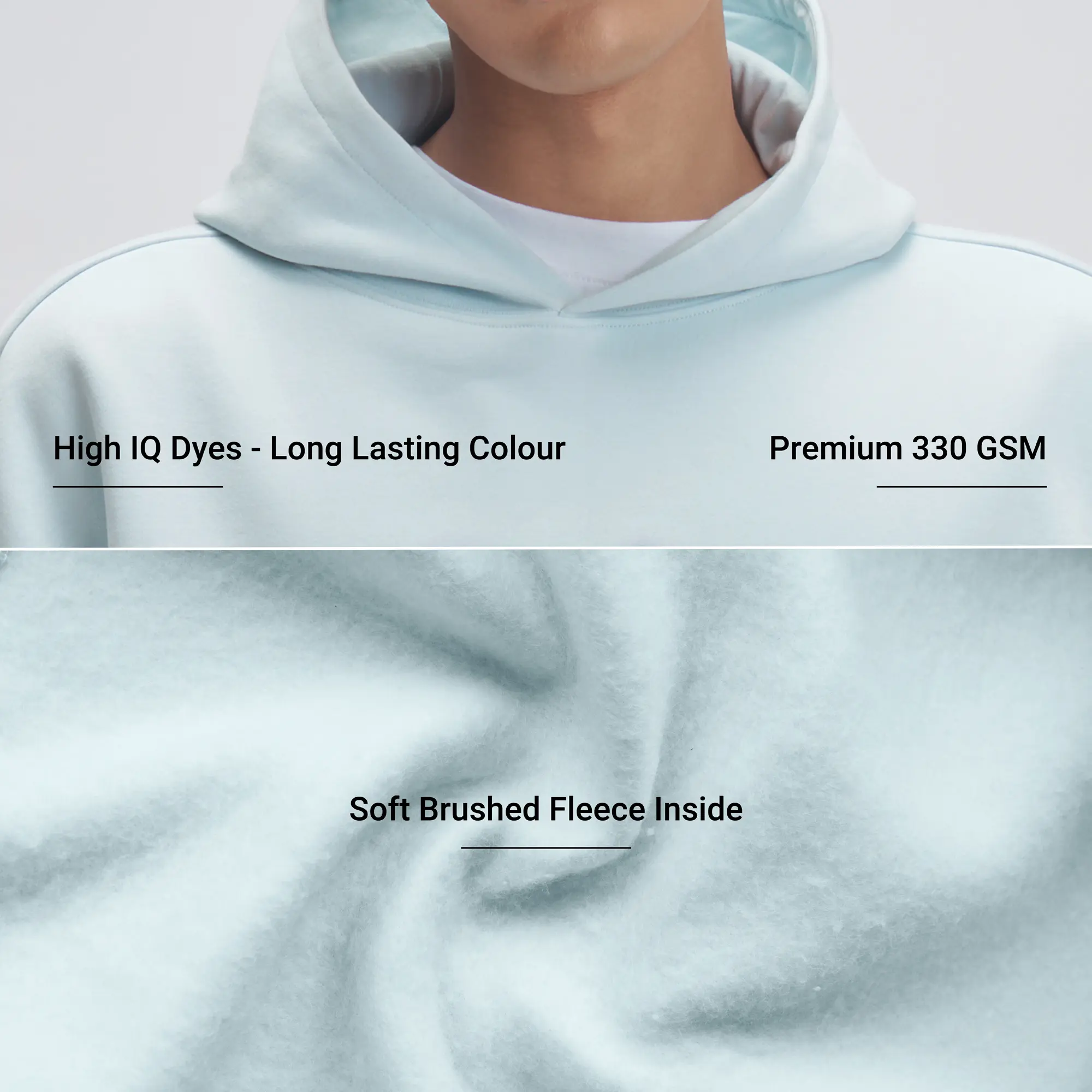 Crew Oversized Hoodie - Quad Blue - Image 2