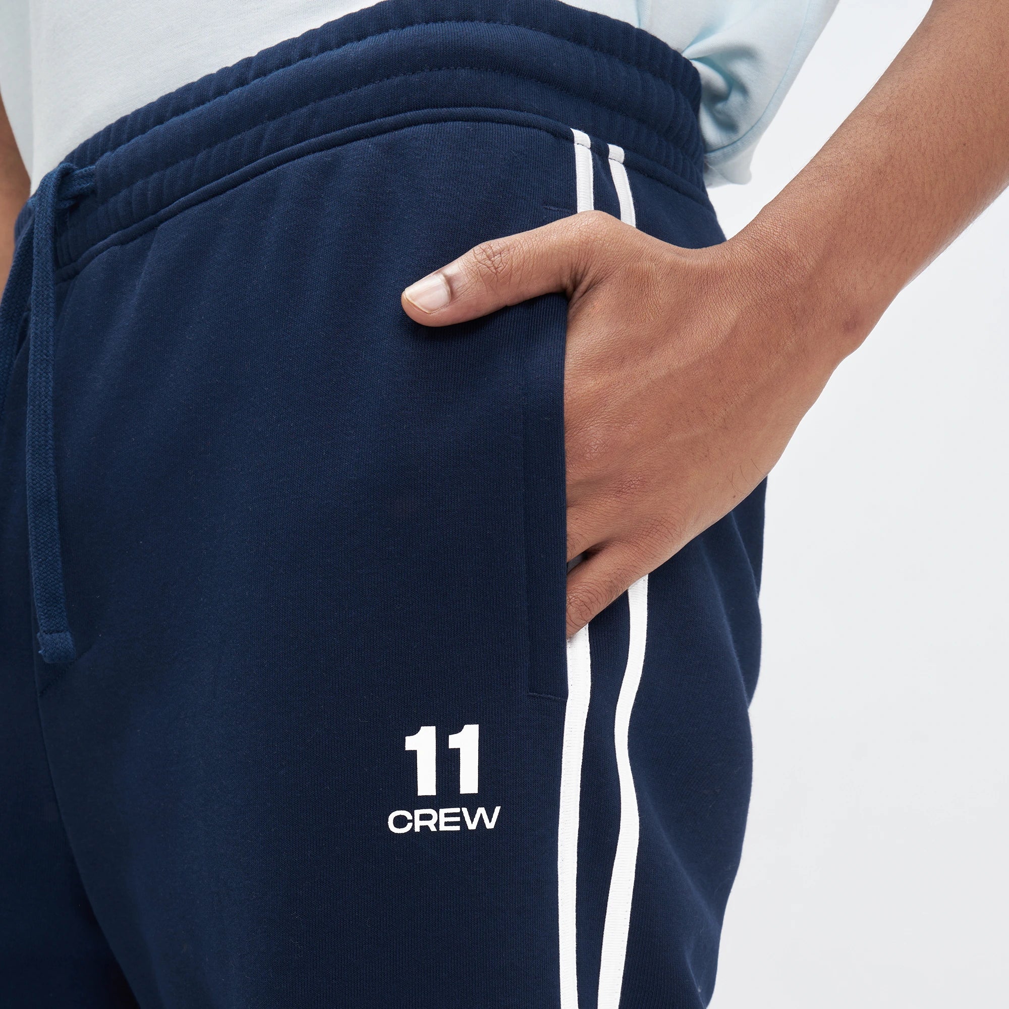 Oversized Zipper Hoodie and Trackpants Co-ord Set Blue Nights - Image 6