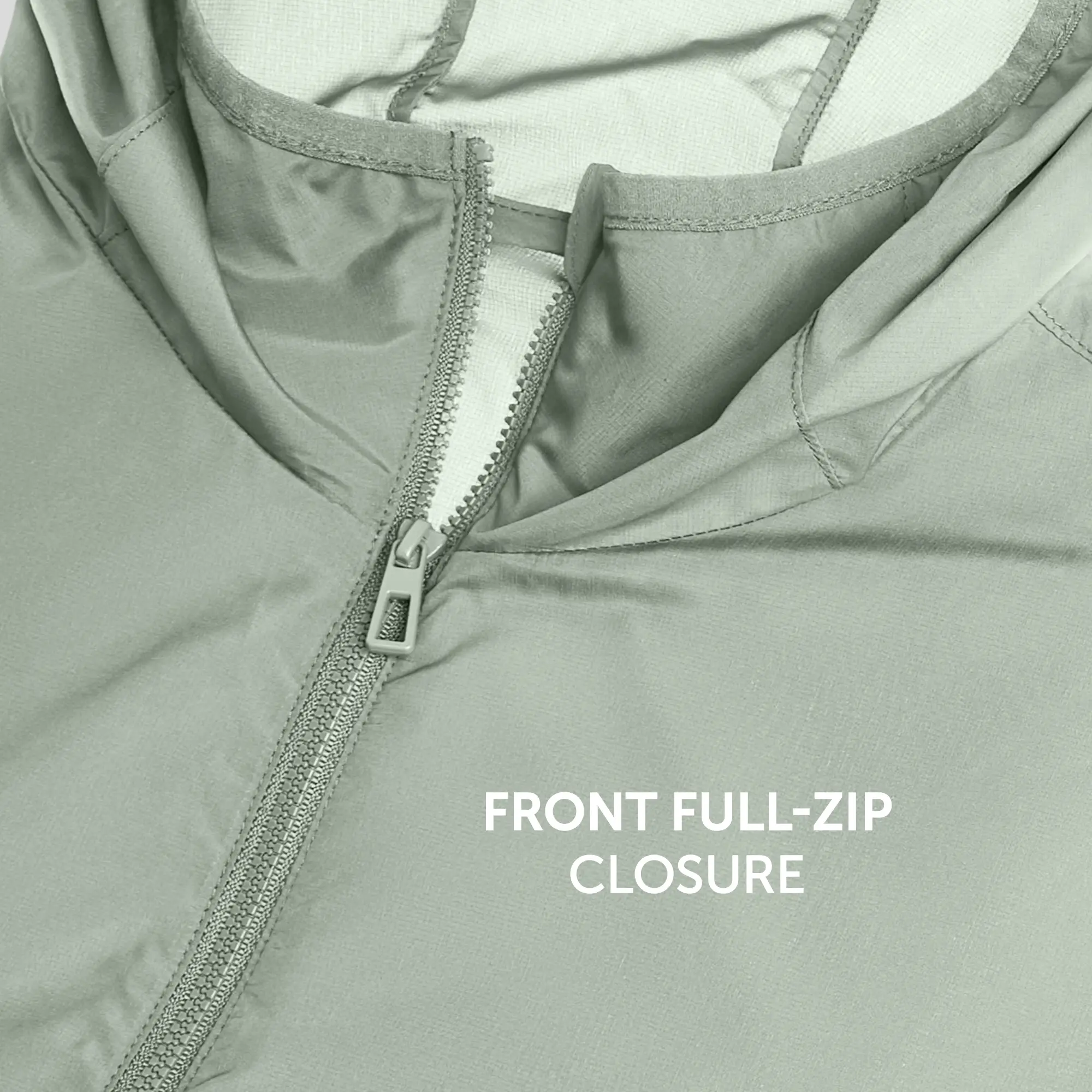 Ozone Polyester Parka Jacket - Chrome White - Image 5