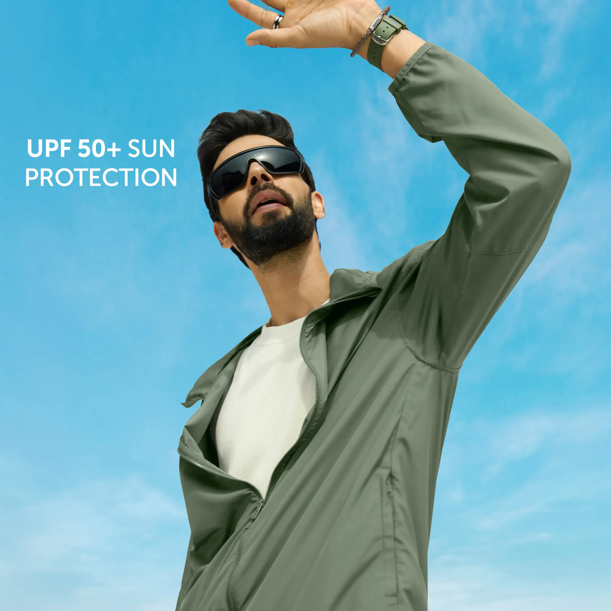 Ozone Polyester Parka Jacket - Sage Green - Image 2