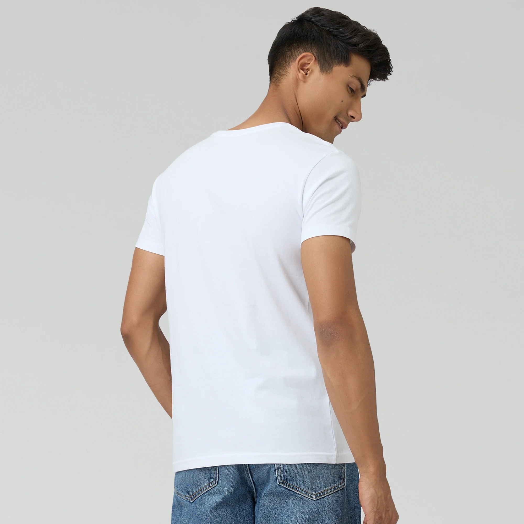 Pace Combed Cotton T-shirts Polar White - Image 5