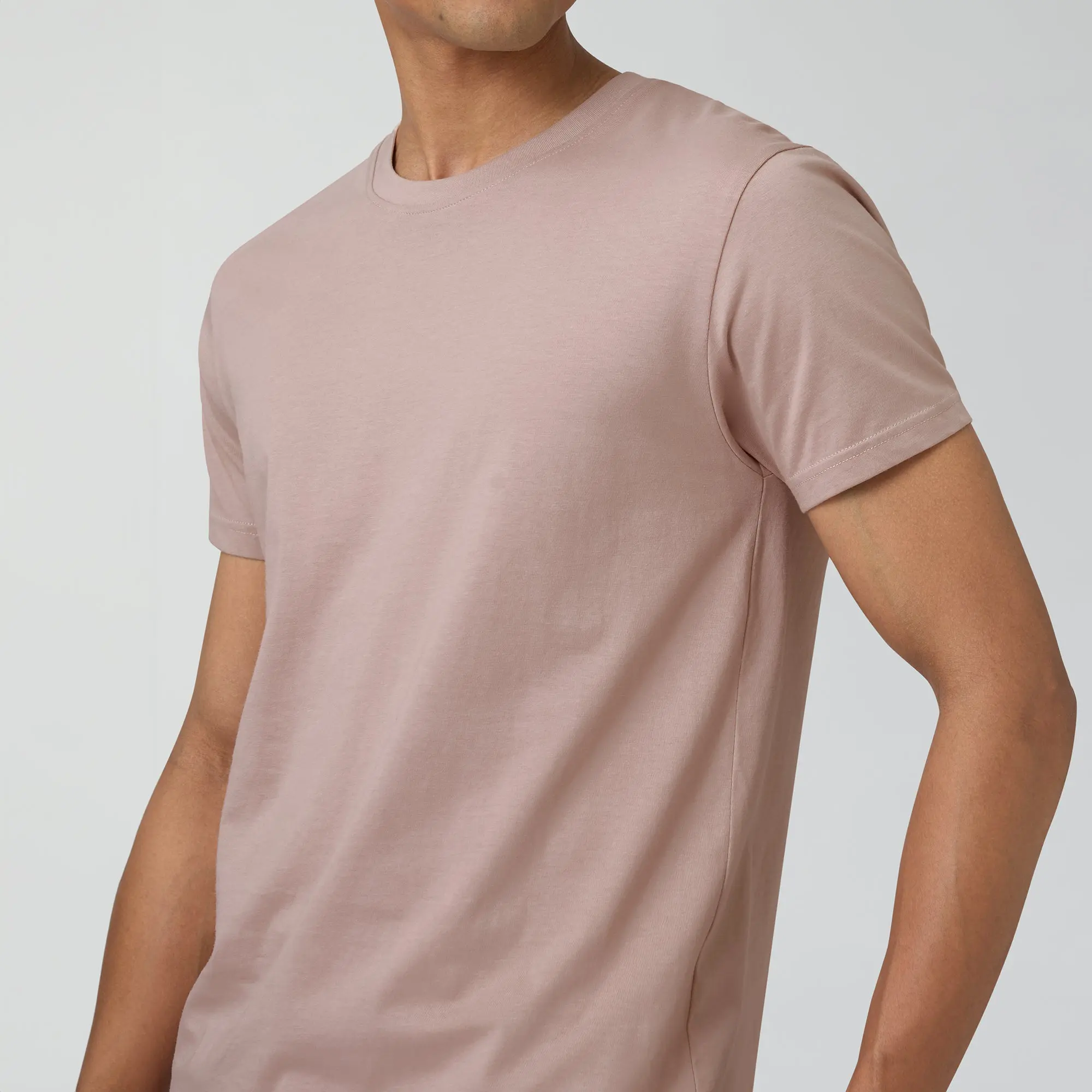 Pace Combed Cotton T-shirts Tea White - Image 6