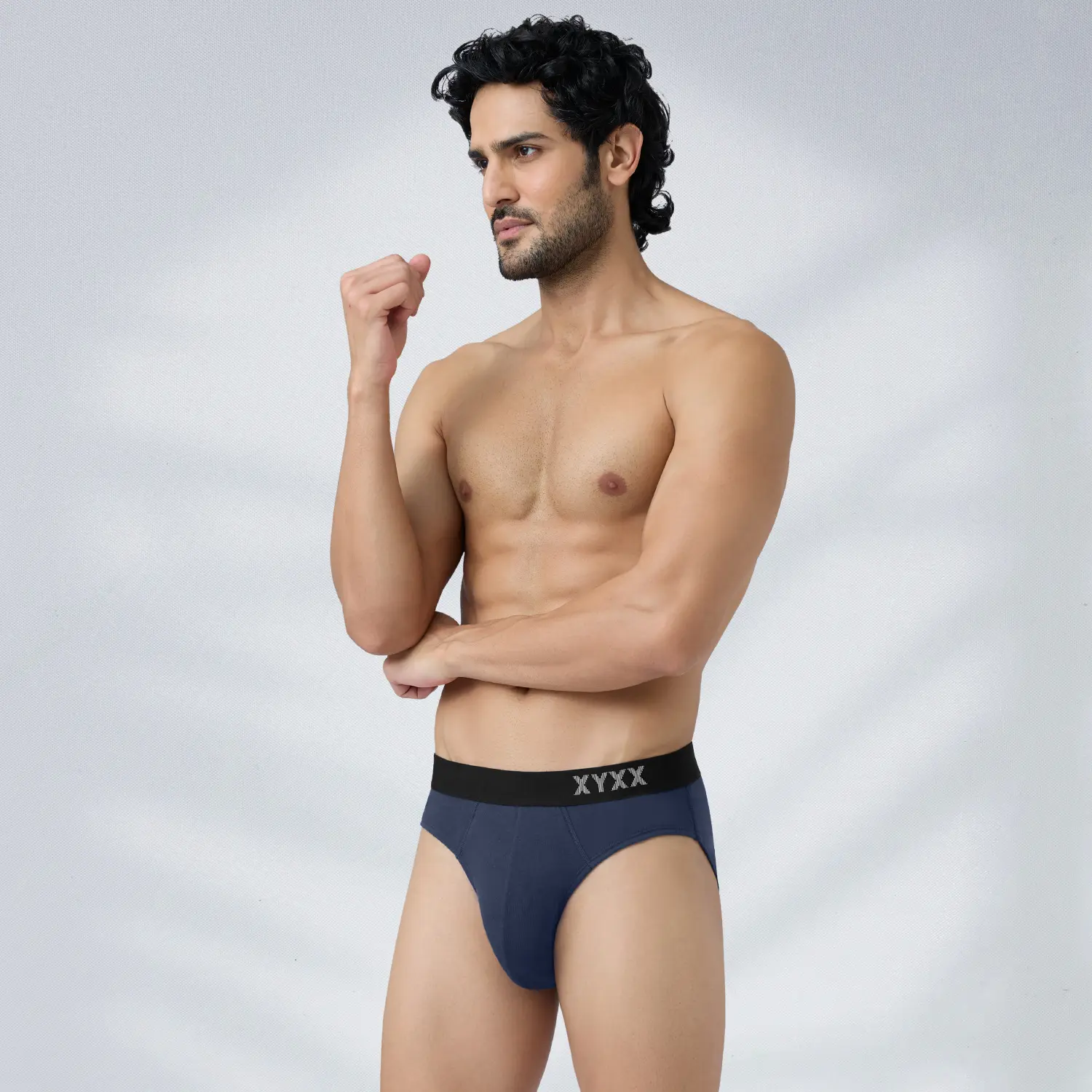 Pace Cotton Rib Briefs Estate Blue - Image 5