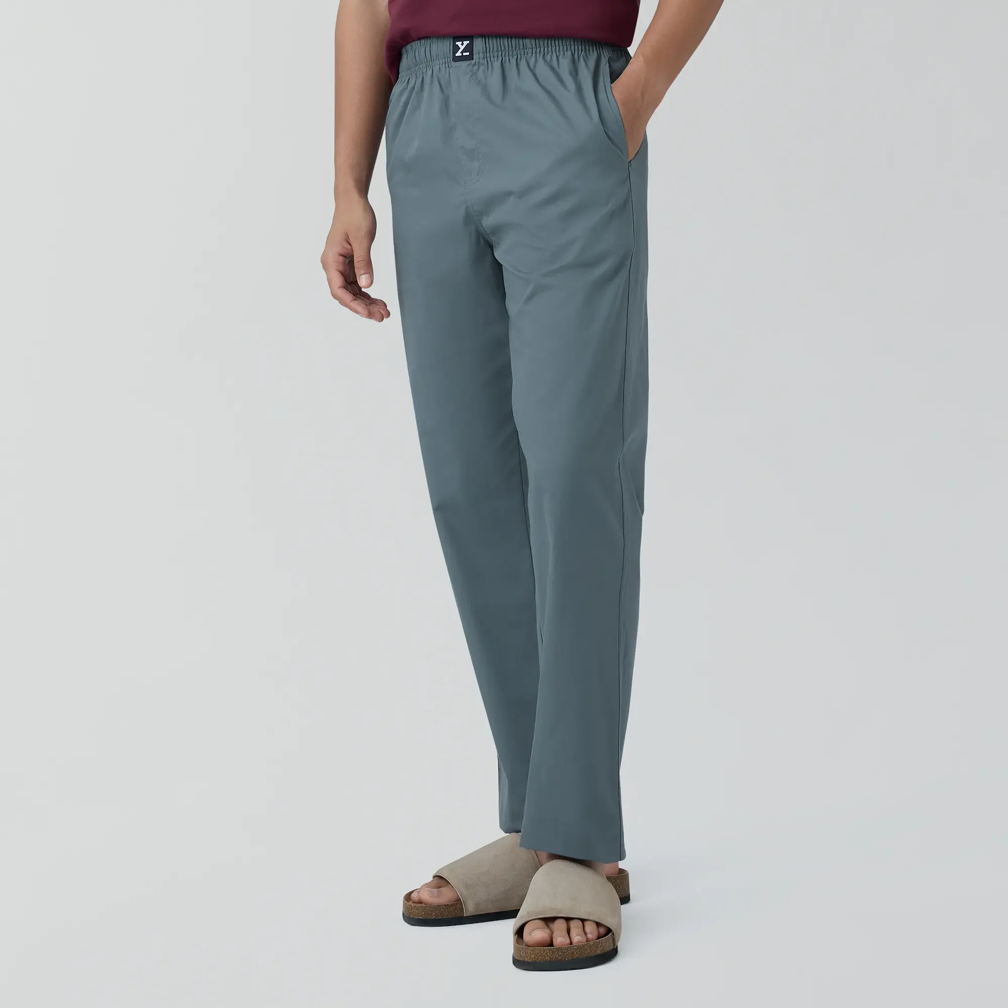 Pace Cotton Pyjamas Storm Grey - Image 4