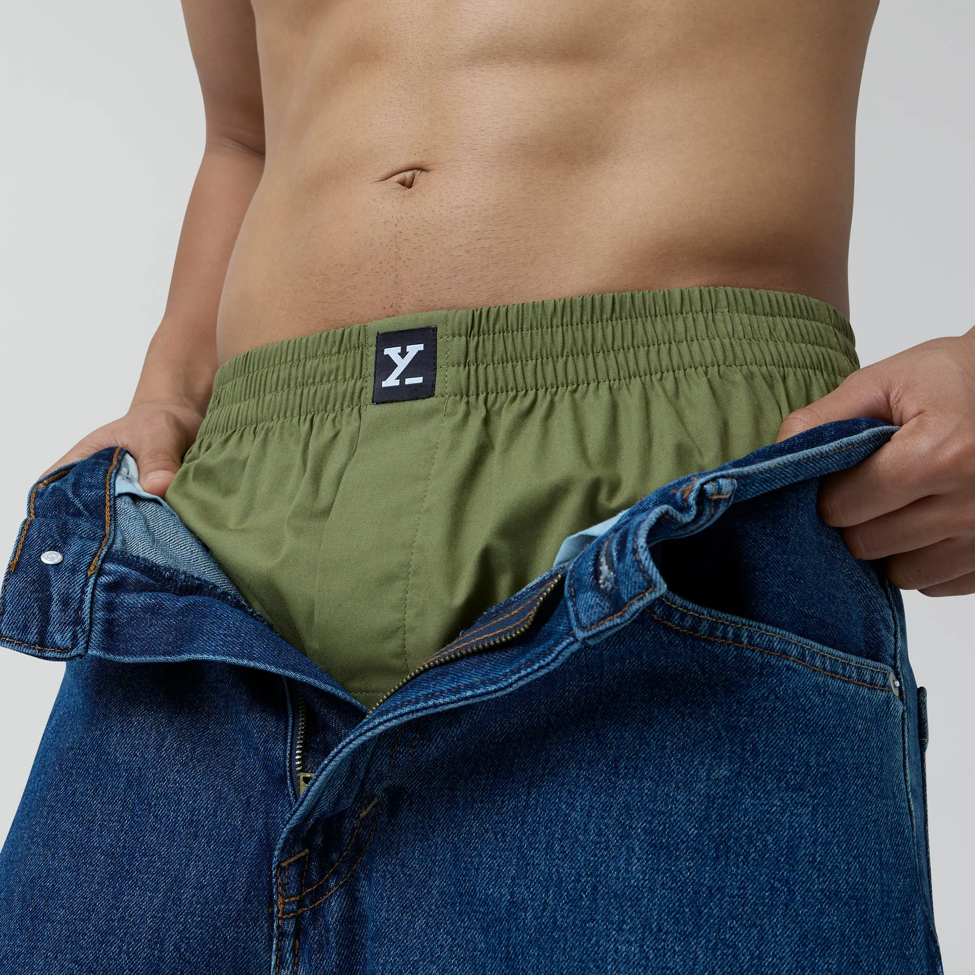 Pace Cotton Boxer Army Green - Image 4