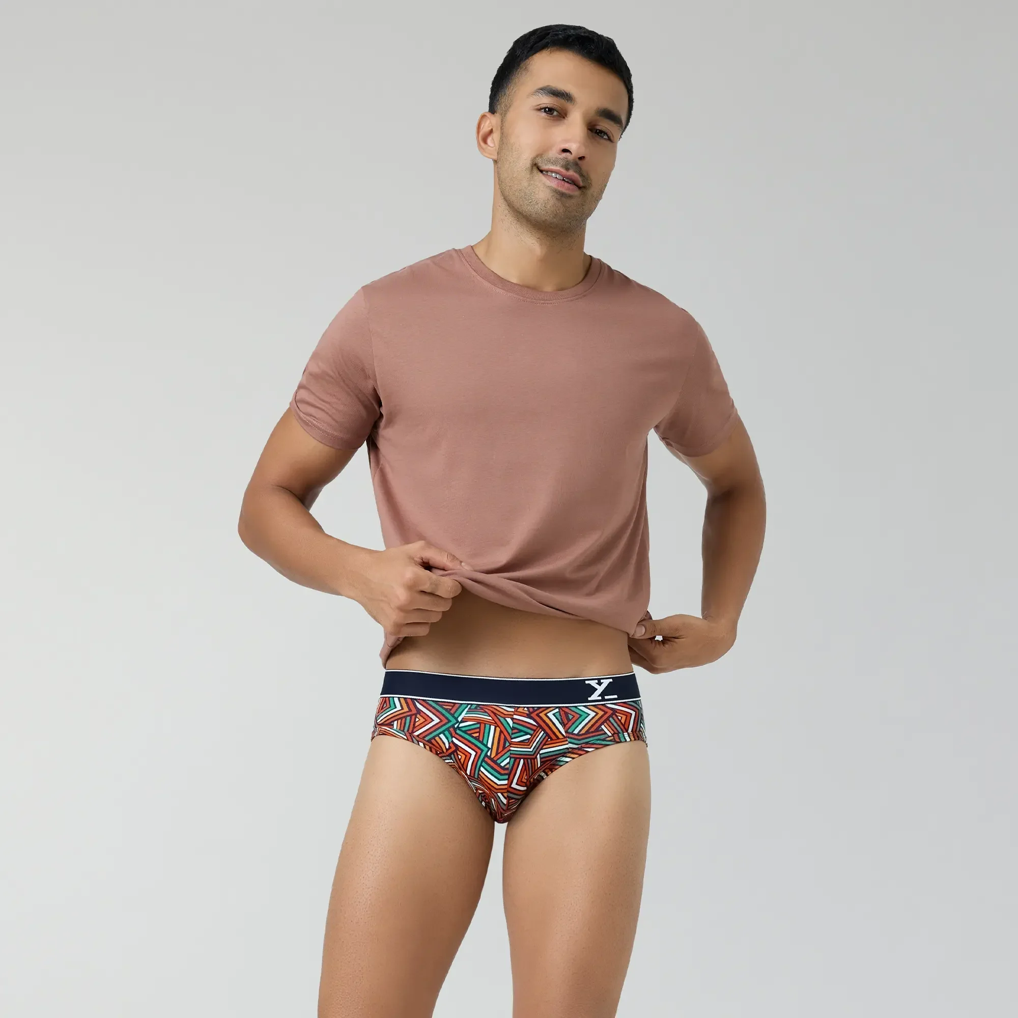 Parallax Cotton Briefs Yellow Stripes - Image 3