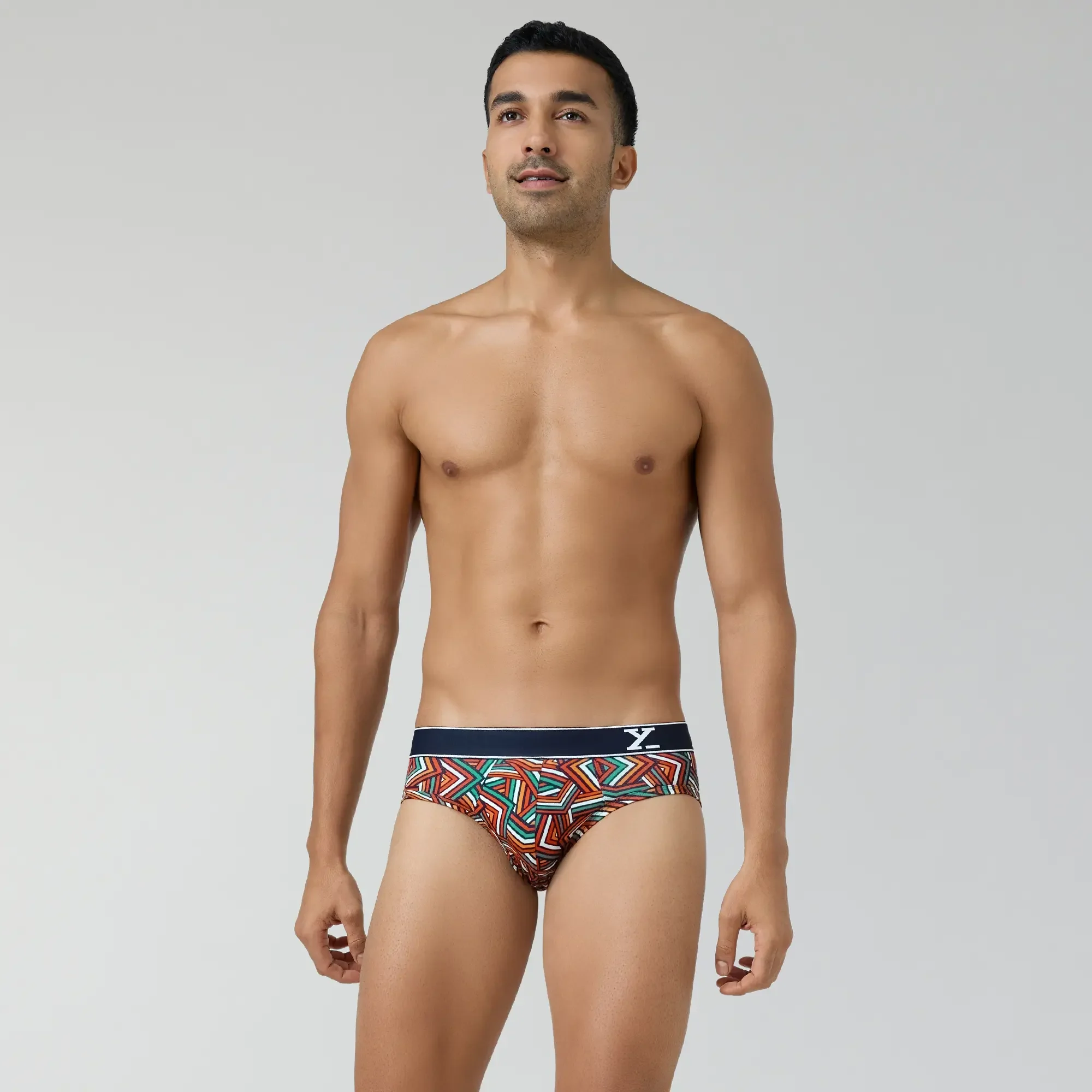 Parallax Cotton Briefs Yellow Stripes - Image 5