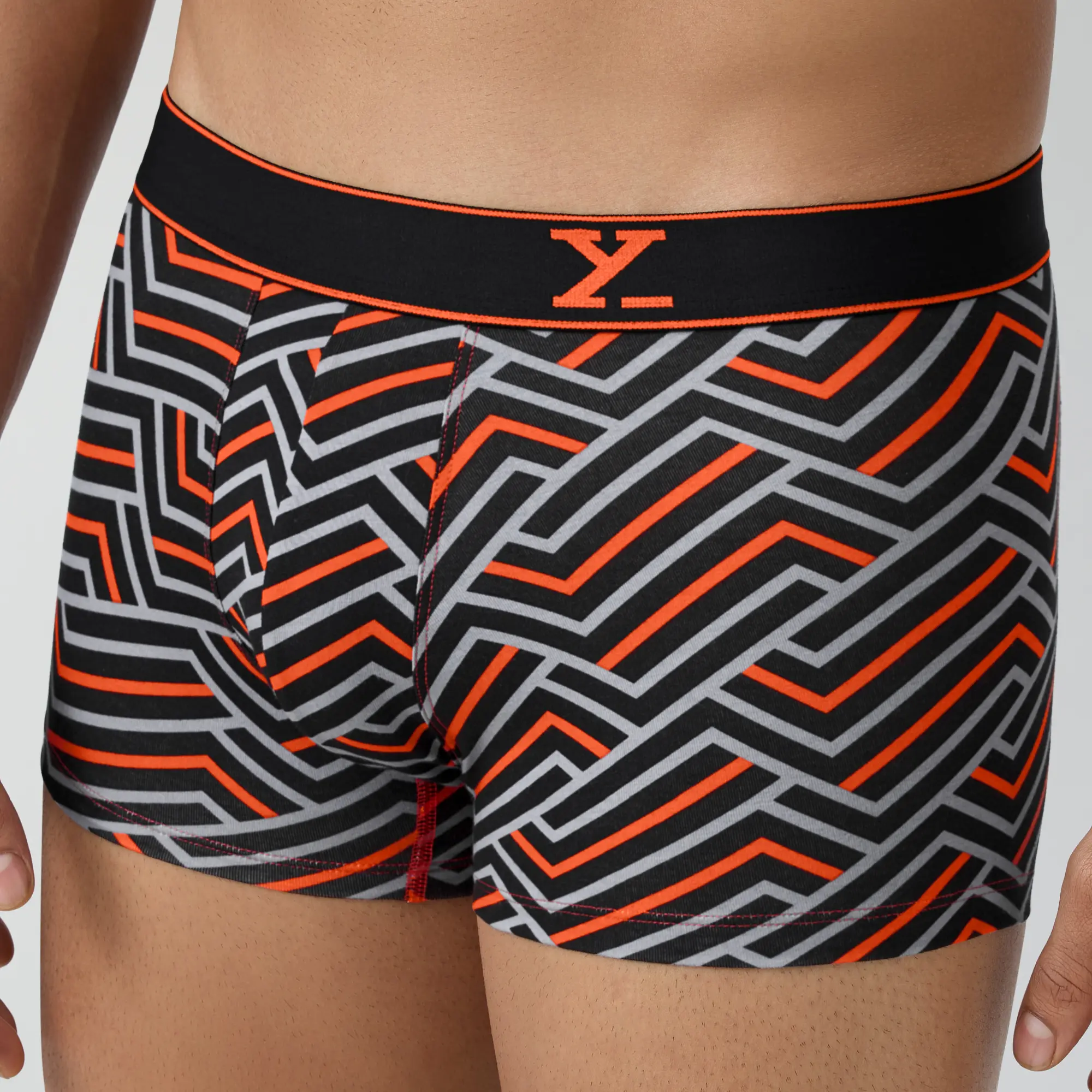 Parallax Cotton Trunks Black Stripes - Image 4