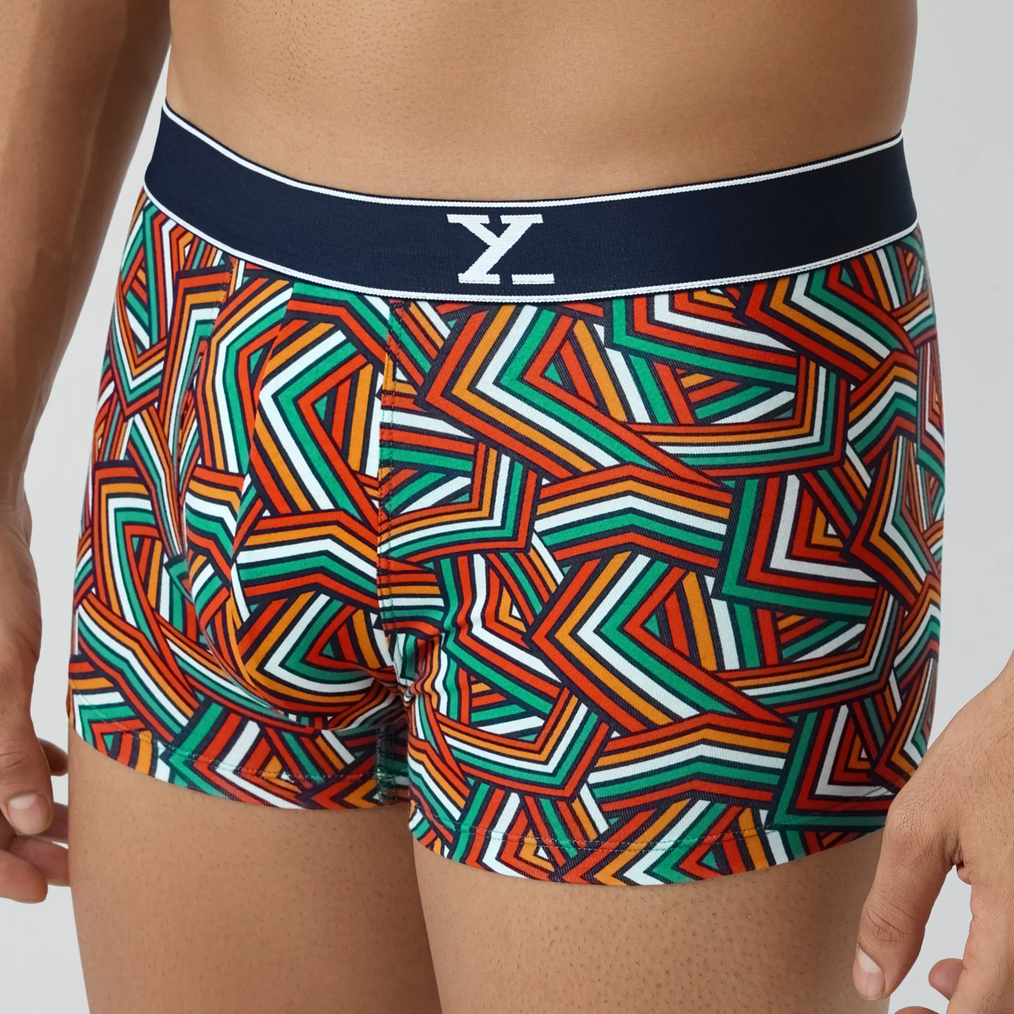 Parallax Cotton Trunks Yellow Stripes - Image 4