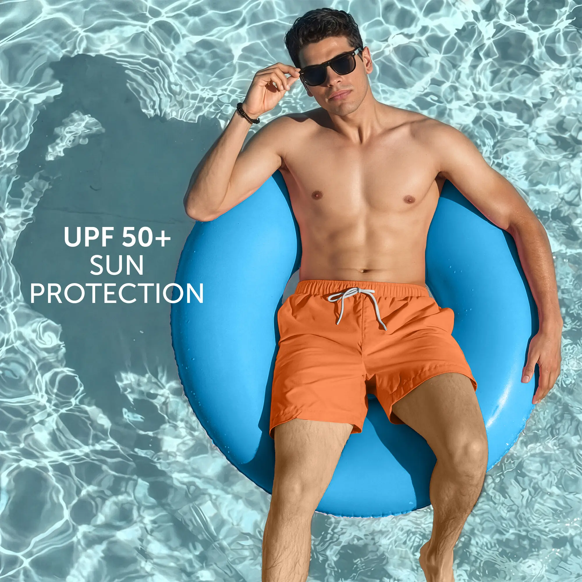 Aqua Swim Shorts Honey Orange - Image 2