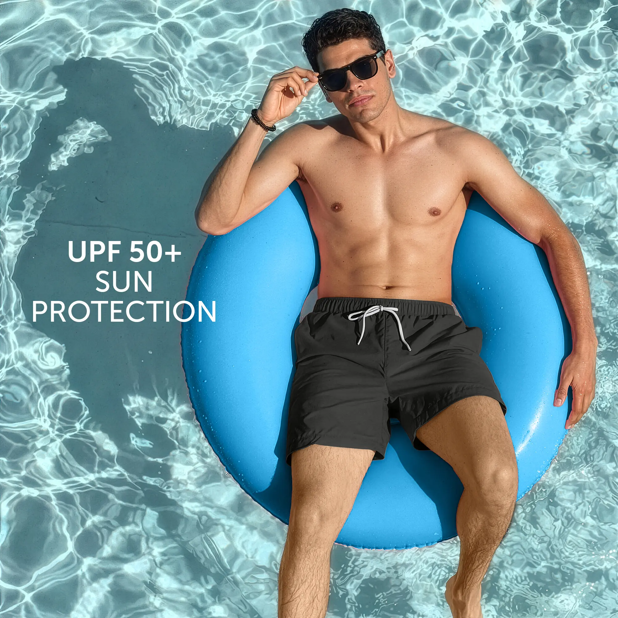 Aqua Swim Shorts Smoke Black - Image 2