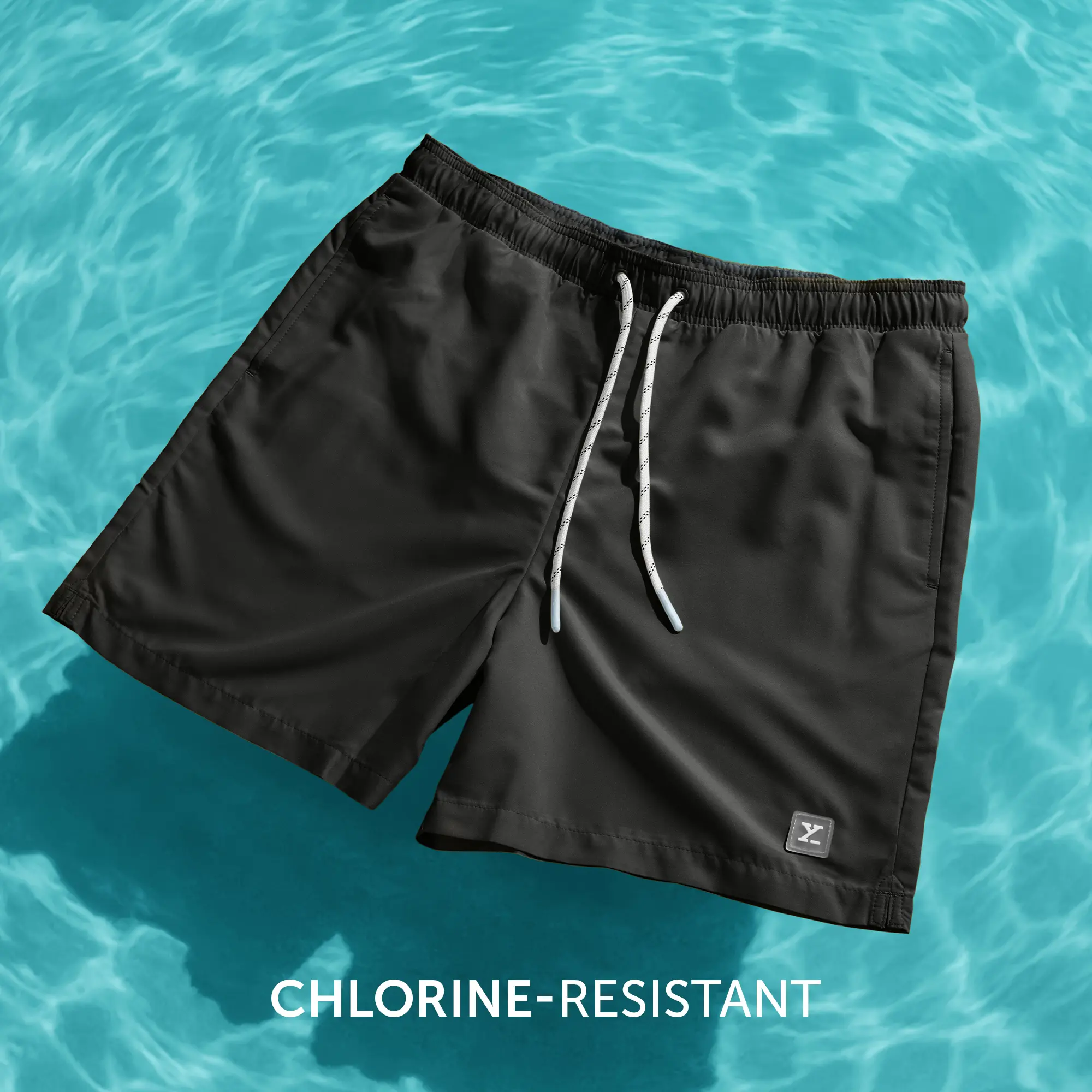 Aqua Swim Shorts Smoke Black - Image 3