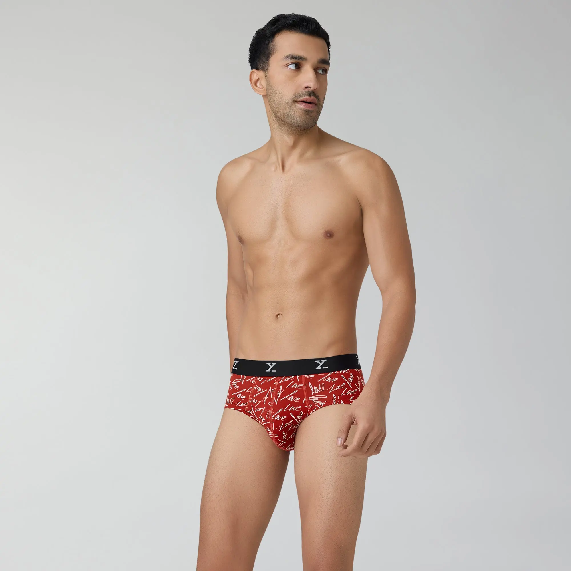 Prints For You Briefs Lovestruck Red - Image 4