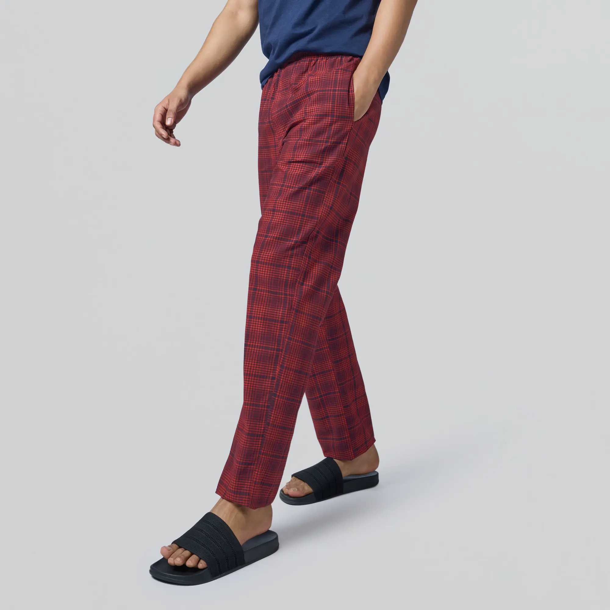 Checkmate Combed Cotton Pyjamas Brit Red - Image 3