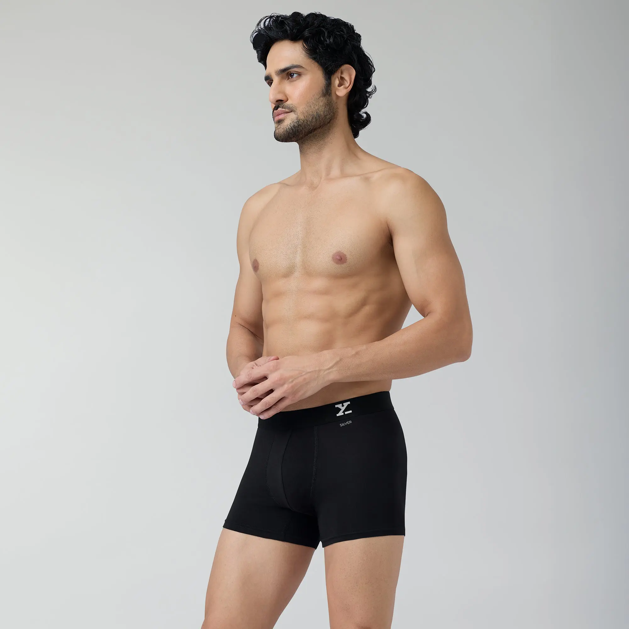 Aero Traq Cotton Trunks Blue Black Green Bold Burgundy(Pack of 6) - Image 3
