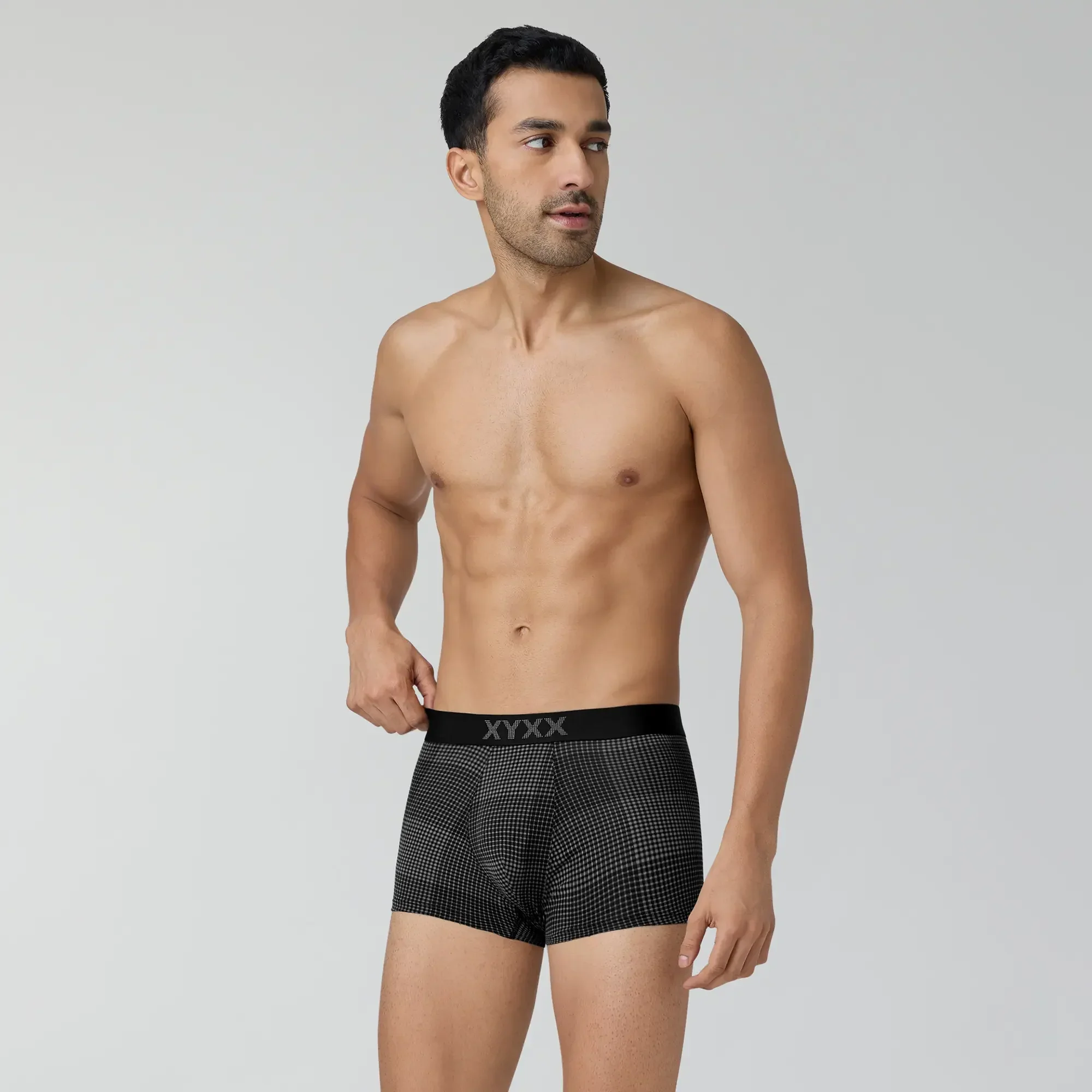 Quad Cotton Trunks Smoke Black - Image 3