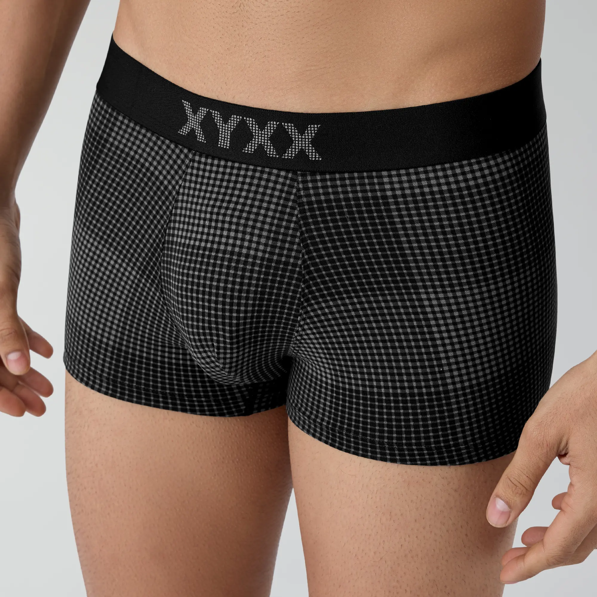 Quad Cotton Trunks Smoke Black - Image 4