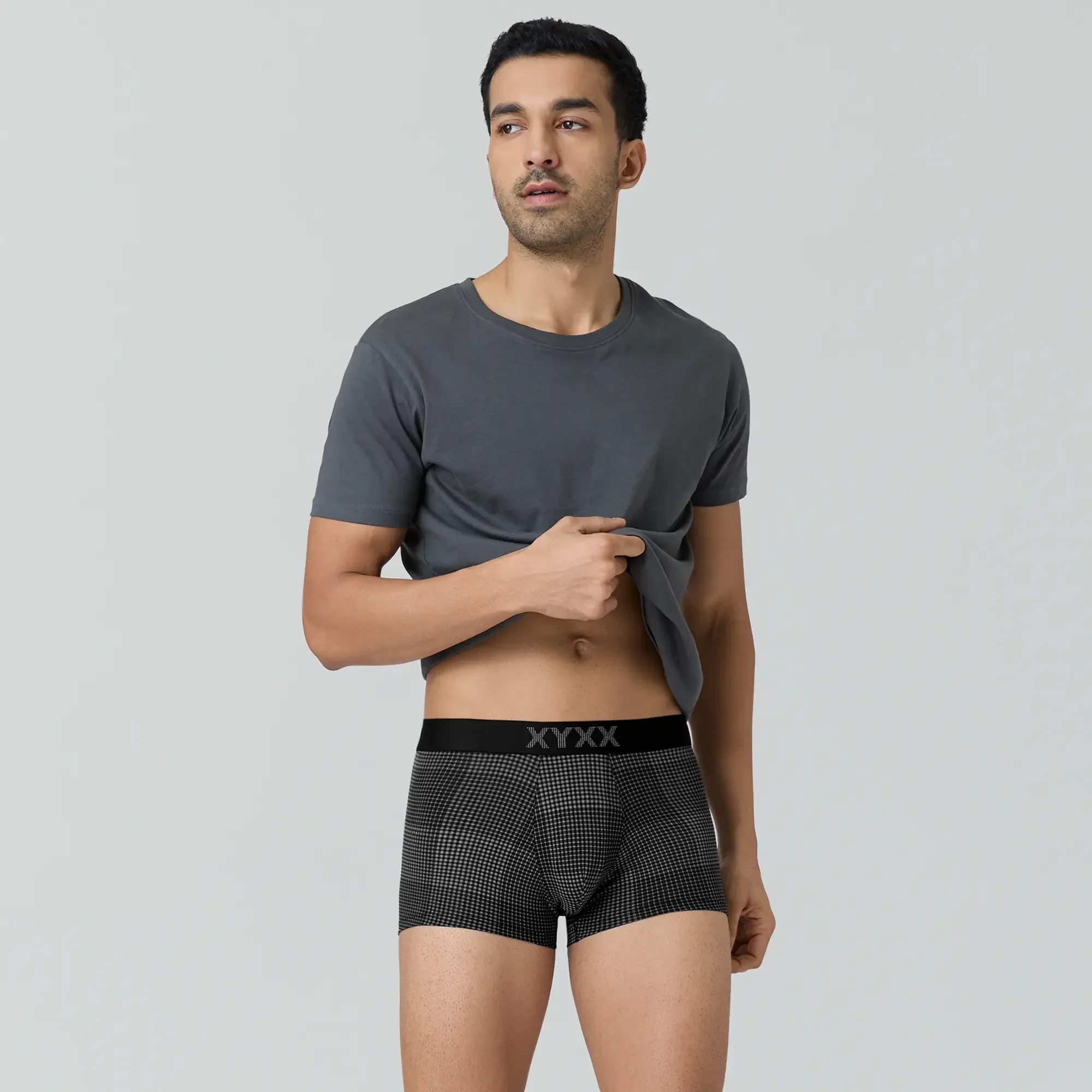Quad Cotton Trunks Smoke Black - Image 5