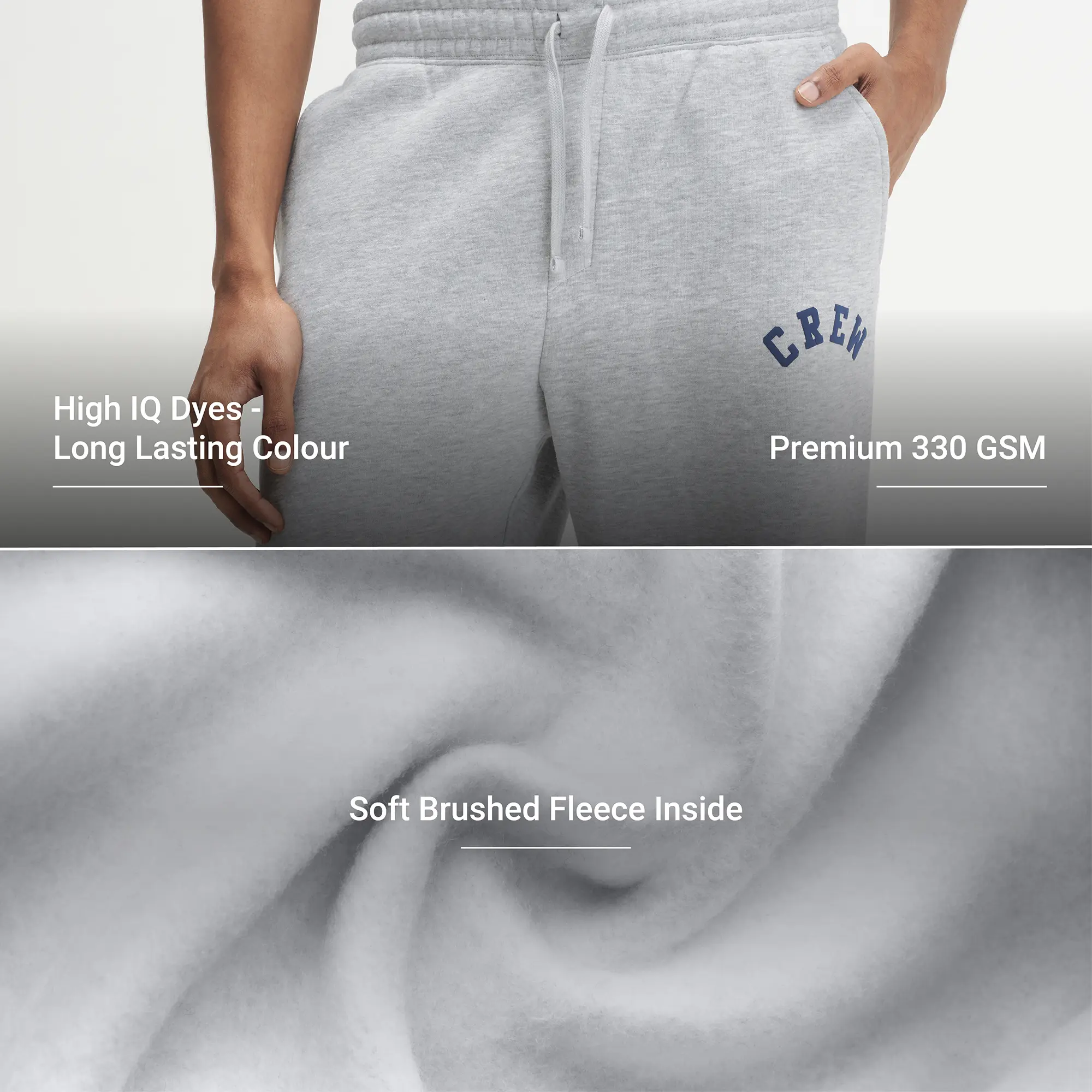 Crew Relaxed Fit Sweatpants - Concrete Grey - Image 2