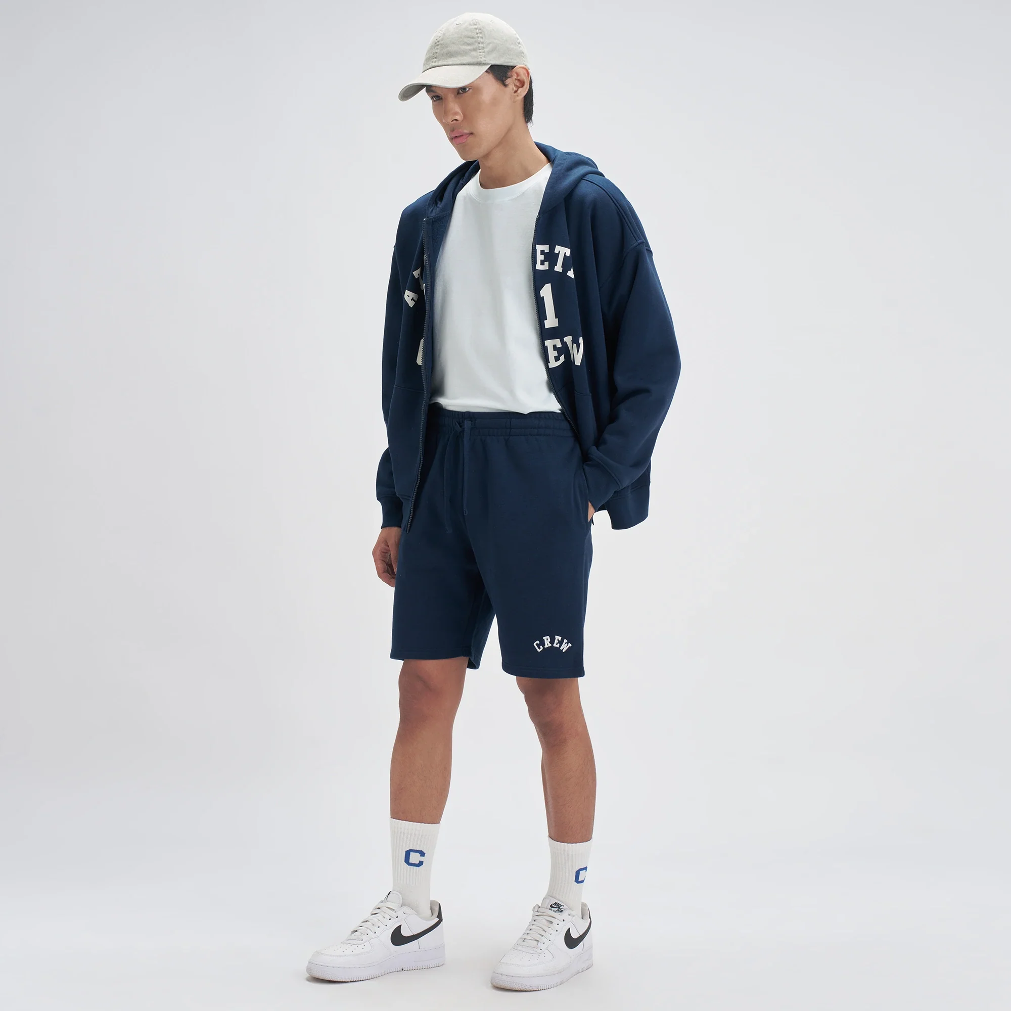 Crew Relaxed Fit Sweatshorts - Blue Nights - Image 2