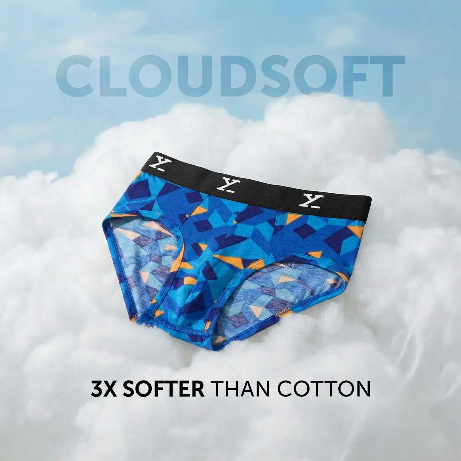 Shuffle Modal Briefs Prism Blue - Image 2
