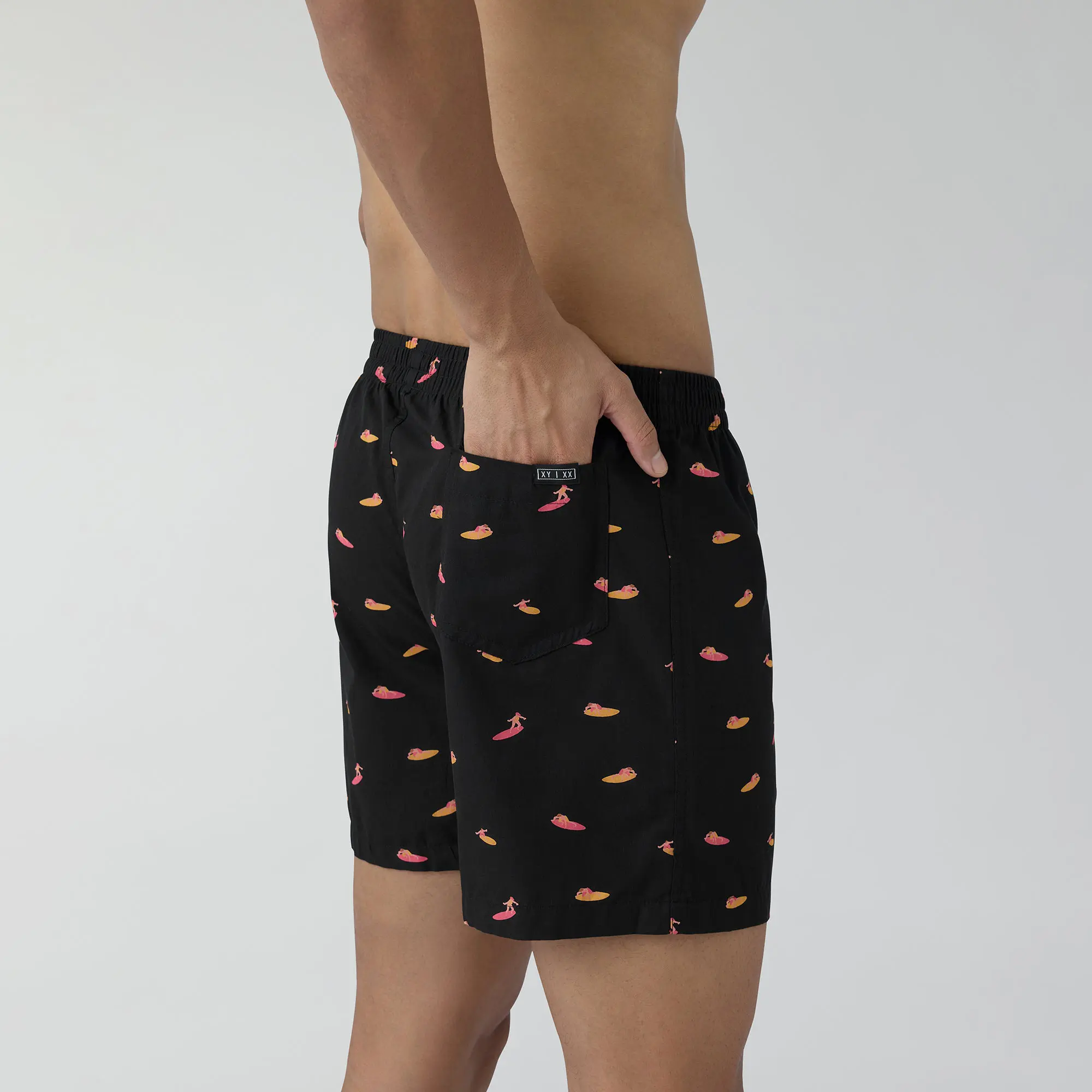 Splash Cotton Boxers - Surfer Black - Image 5